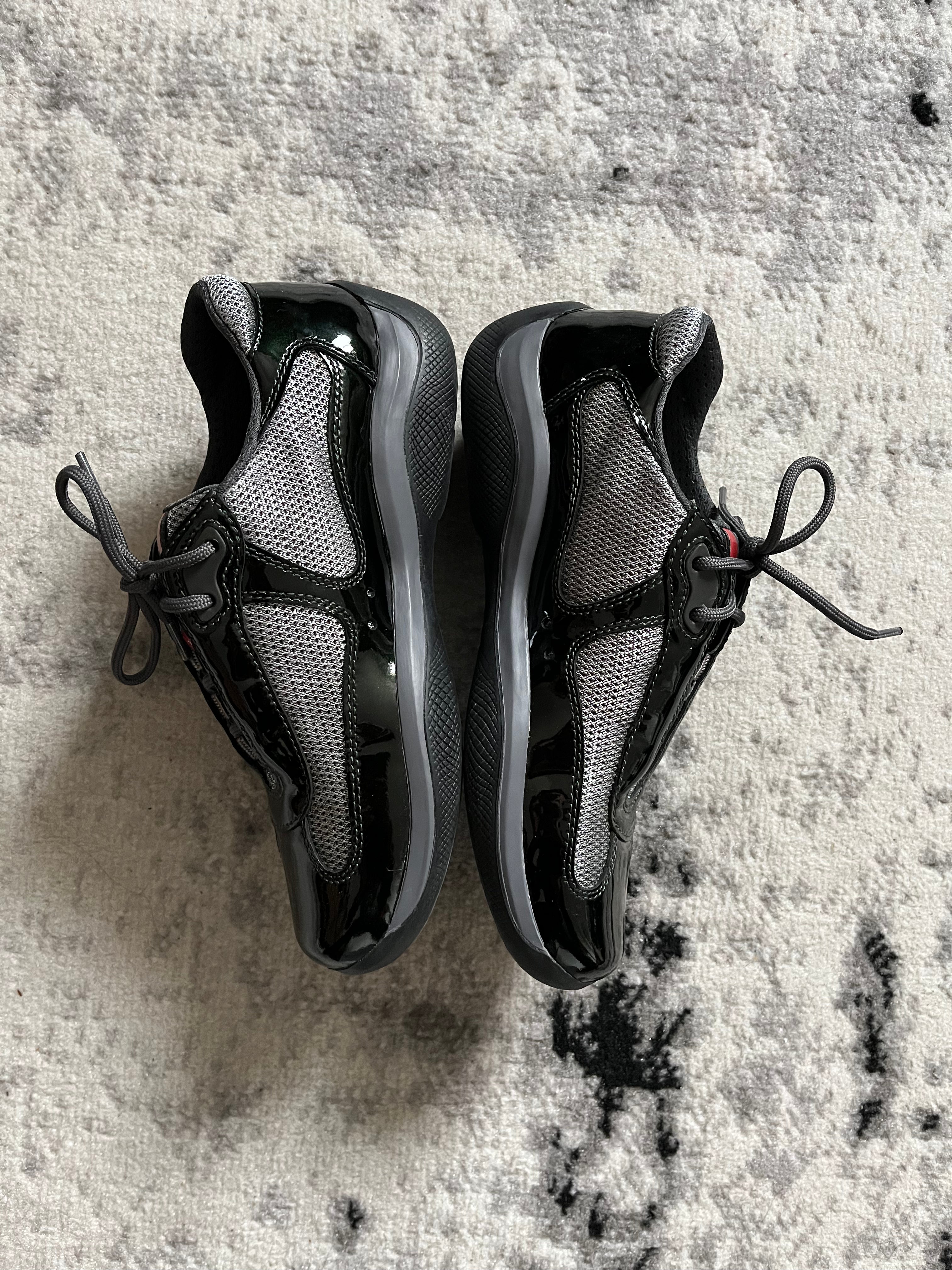 Prada America's Cup Dark Vernice Metal Green (37eu/us4.5)