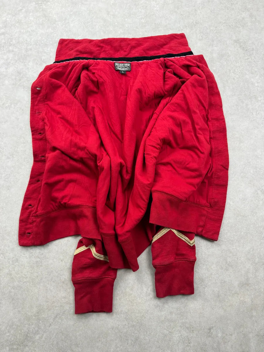 Ralph Lauren Red Cotton Military Band Light Jacket LnOldhPP 6