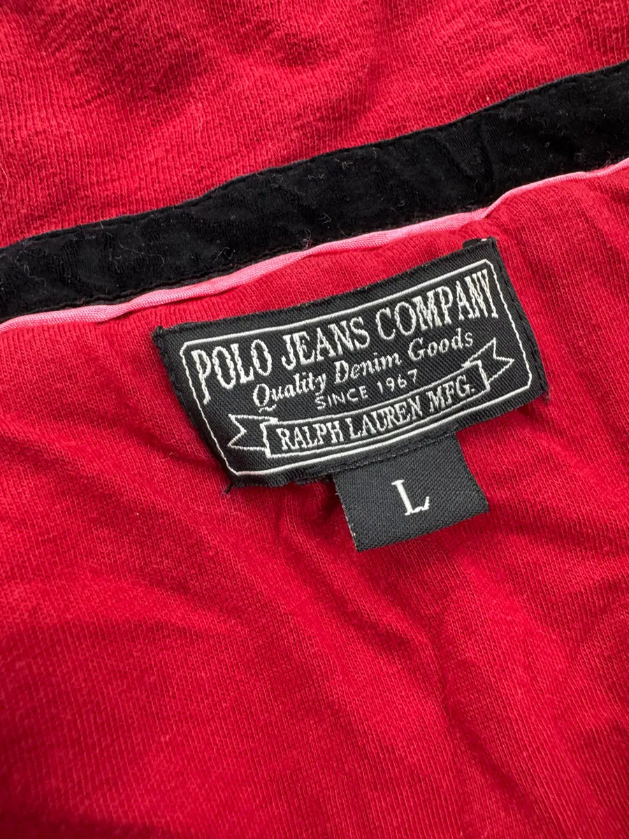 Ralph Lauren Red Cotton Military Band Light Jacket LnOldhPP 12