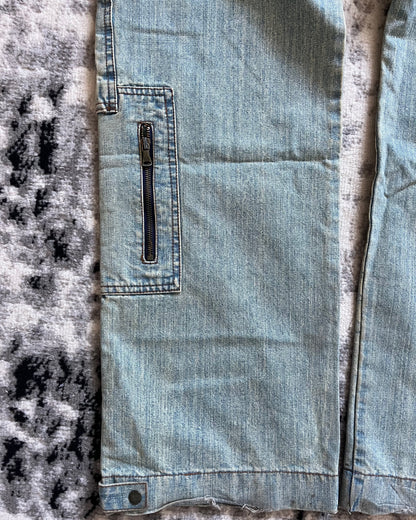 SS03 Dolce & Gabbana Robust Cargo Denim Jeans (XL)