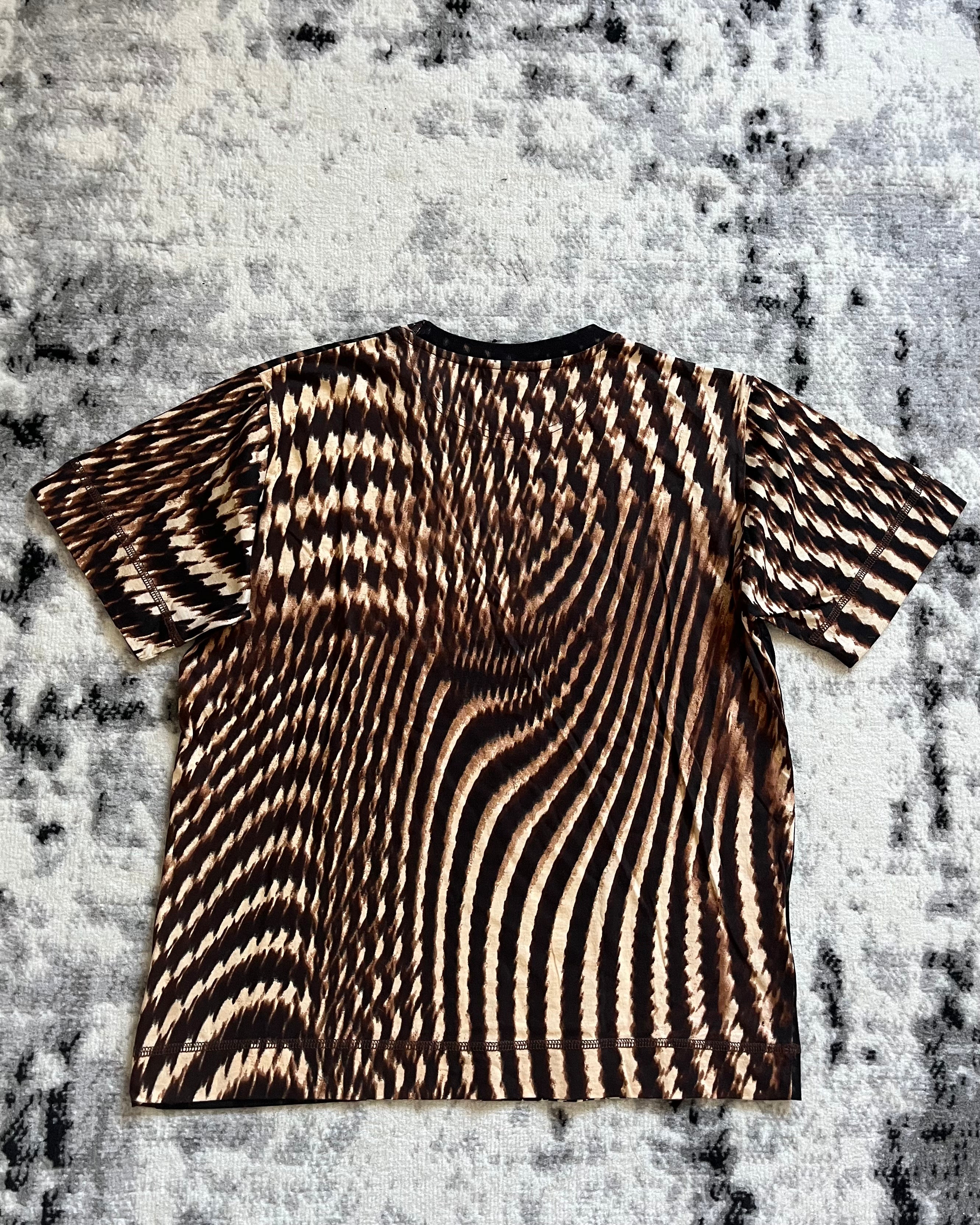 SS01 ジャストカヴァリ サイコピクセルチョコレートビジョンTシャツ(S/M)
