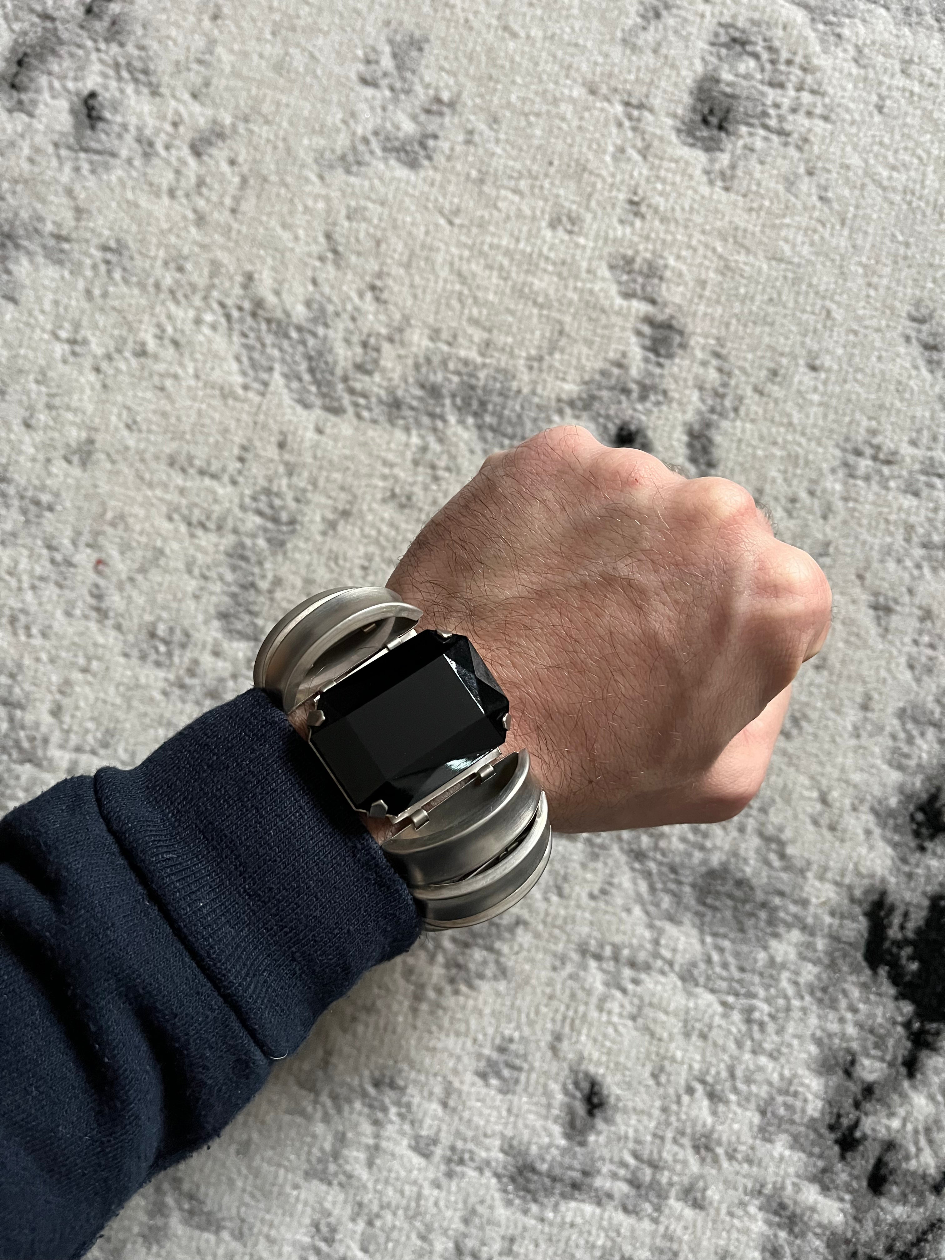 Armani Rockstar Silver Bracelet