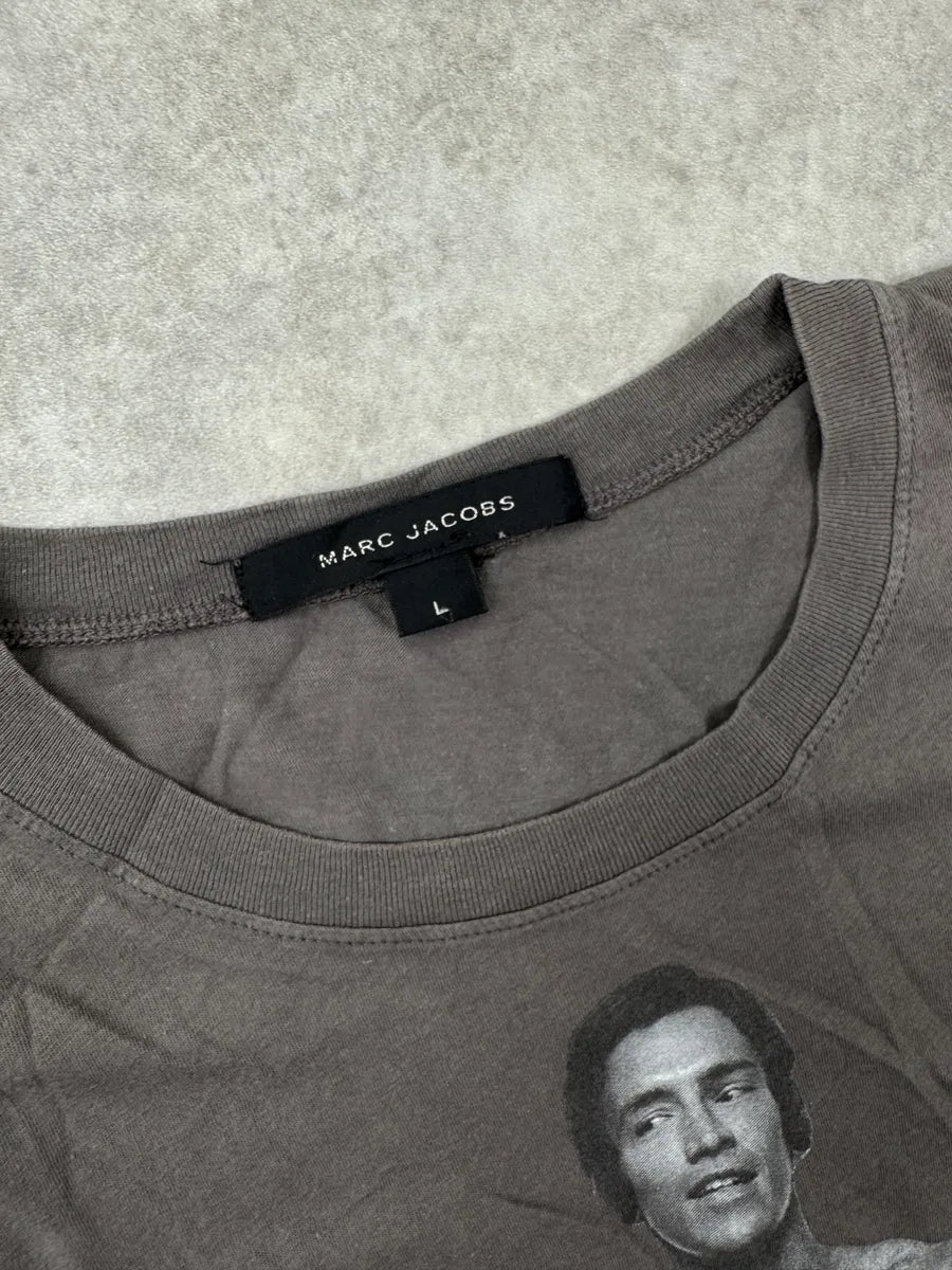 Marc Jacobs Taupe Protect Your Organ Graphic T-Shirt SATvbhOx 9
