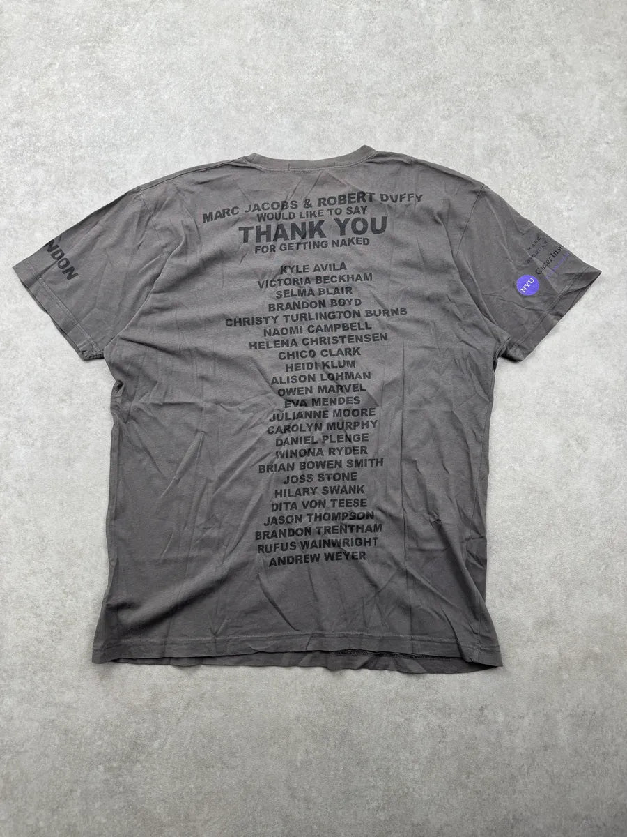 Marc Jacobs Taupe Protect Your Organ Graphic T-Shirt SATvbhOx 3