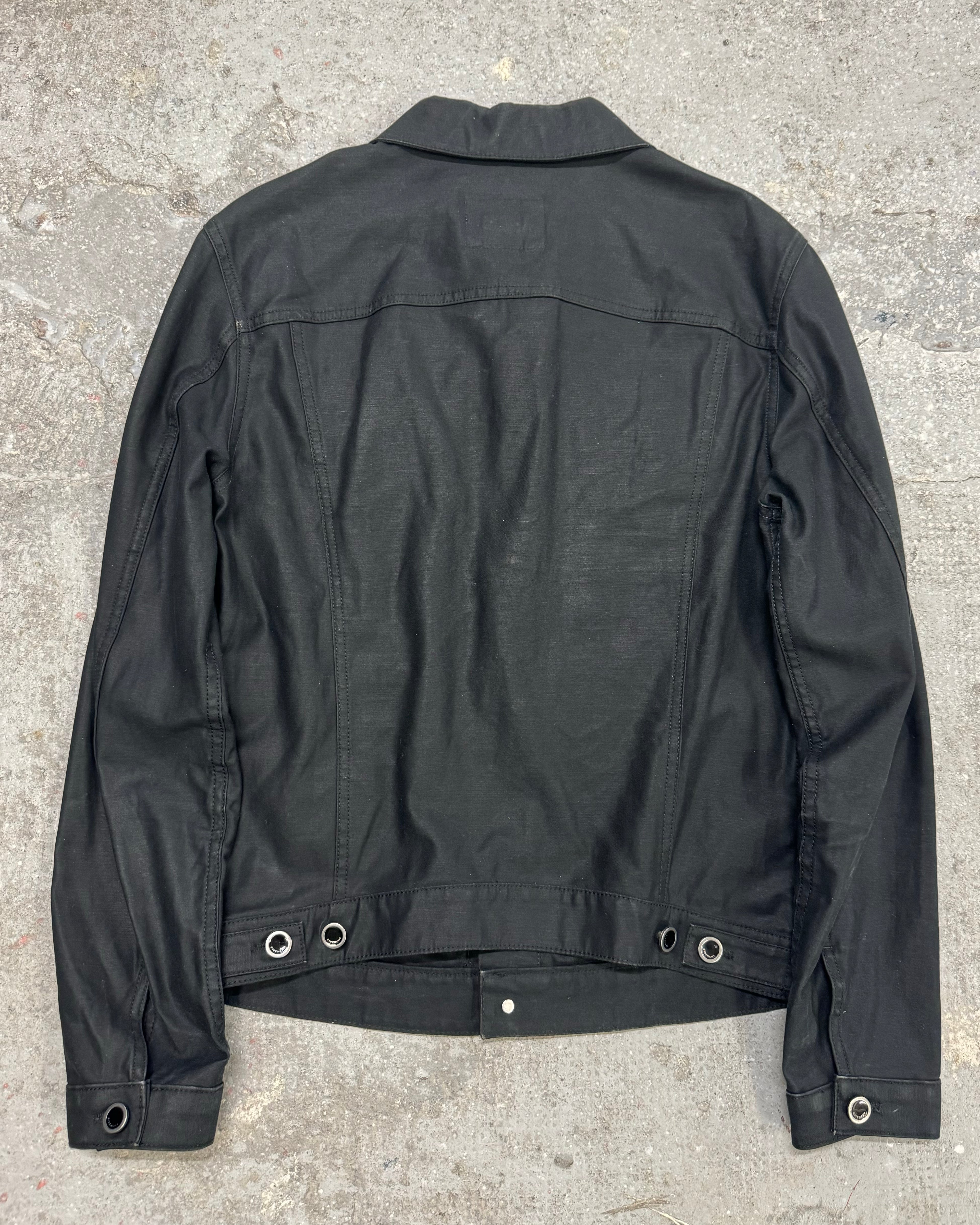 Givenchy Contemporary Black Buttoned Light Jacket (S/M)
