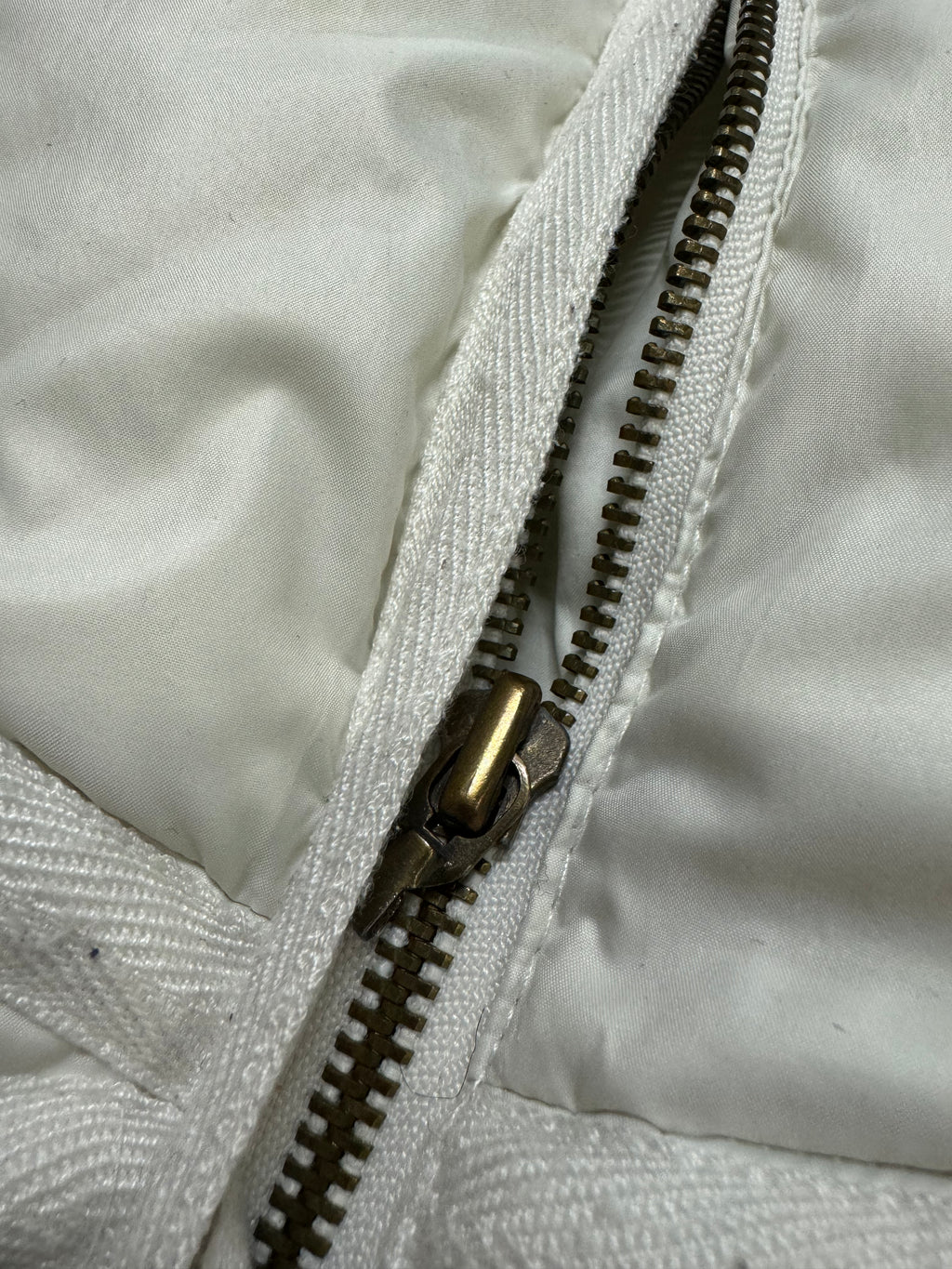 1990s Cavalli White Parachute Harness Puffer Jacket (S/M)