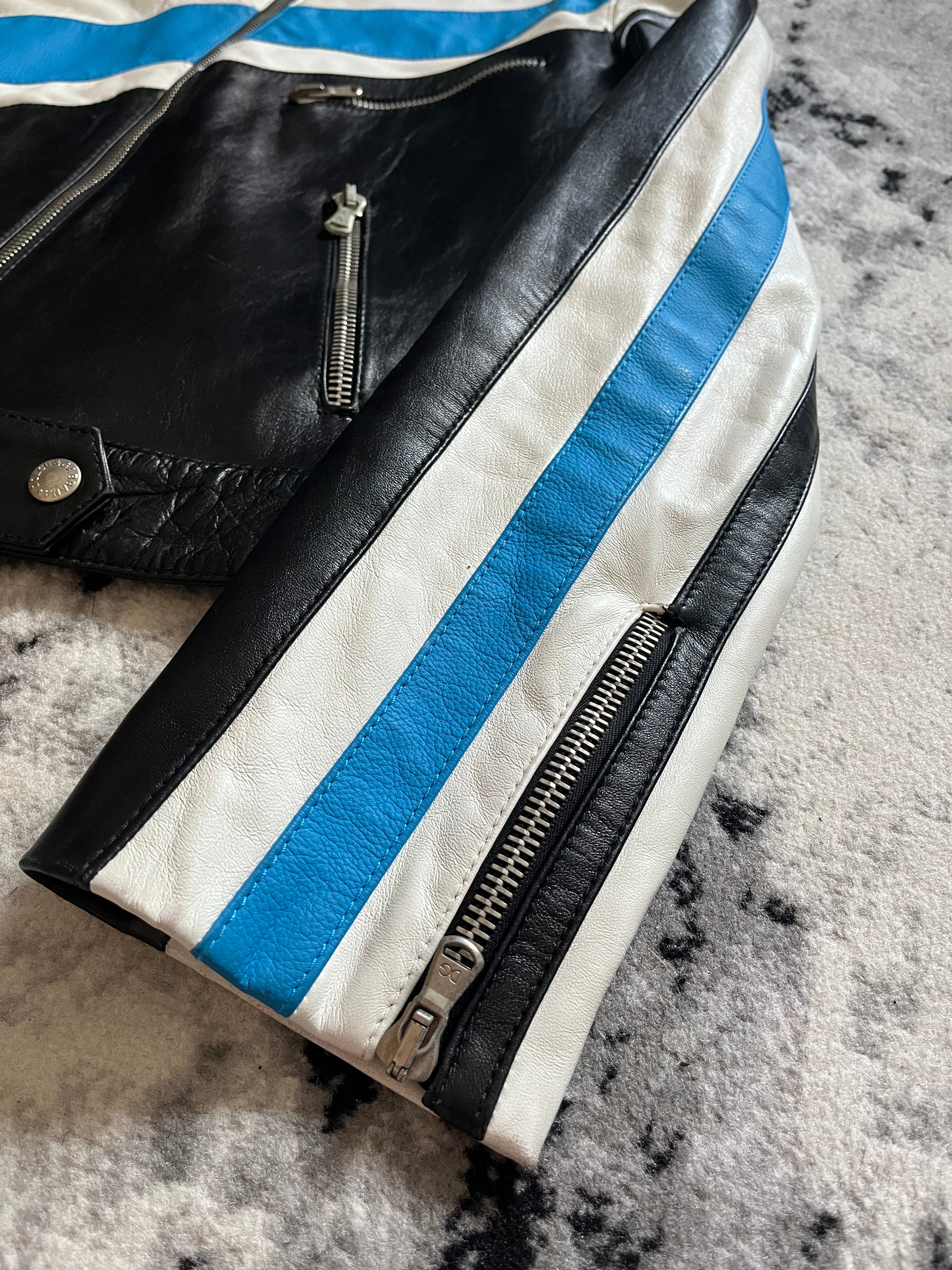 SS2001 Dolce & Gabbana Mythic Runway Biker Leather Jacket (M/L)