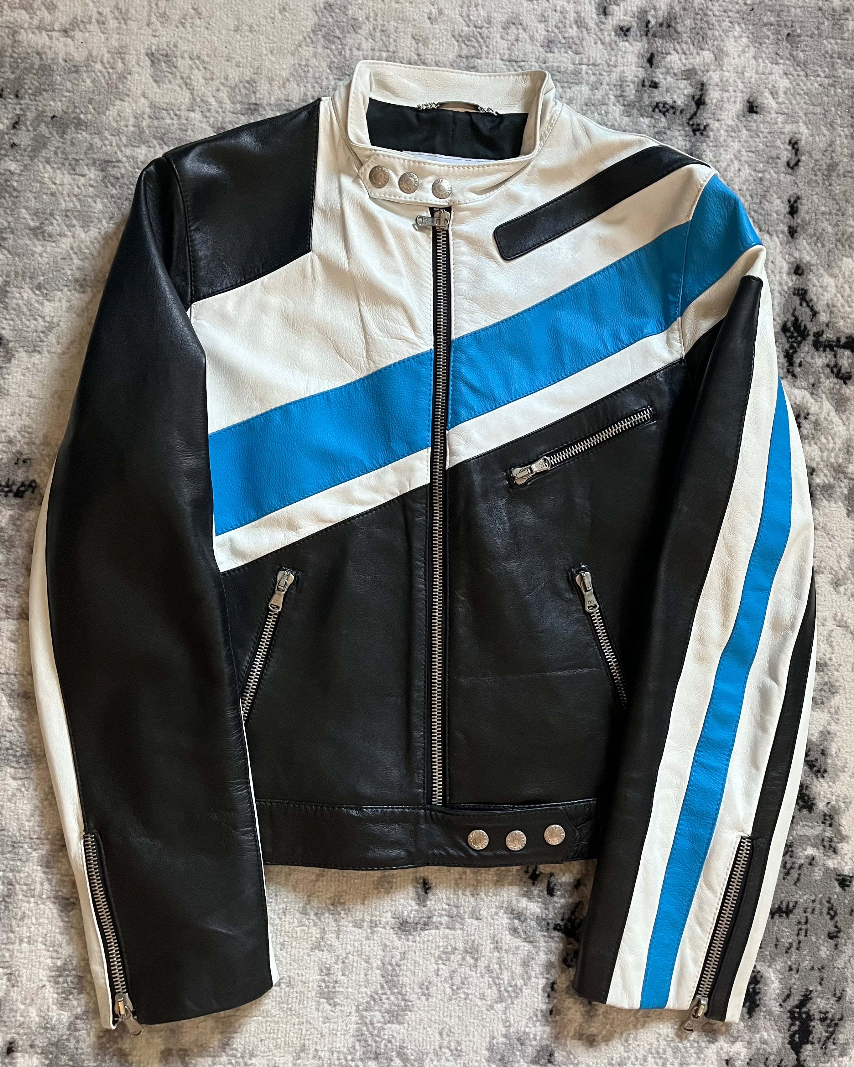 SS2001 Dolce & Gabbana Mythic Runway Biker Leather Jacket (M/L)
