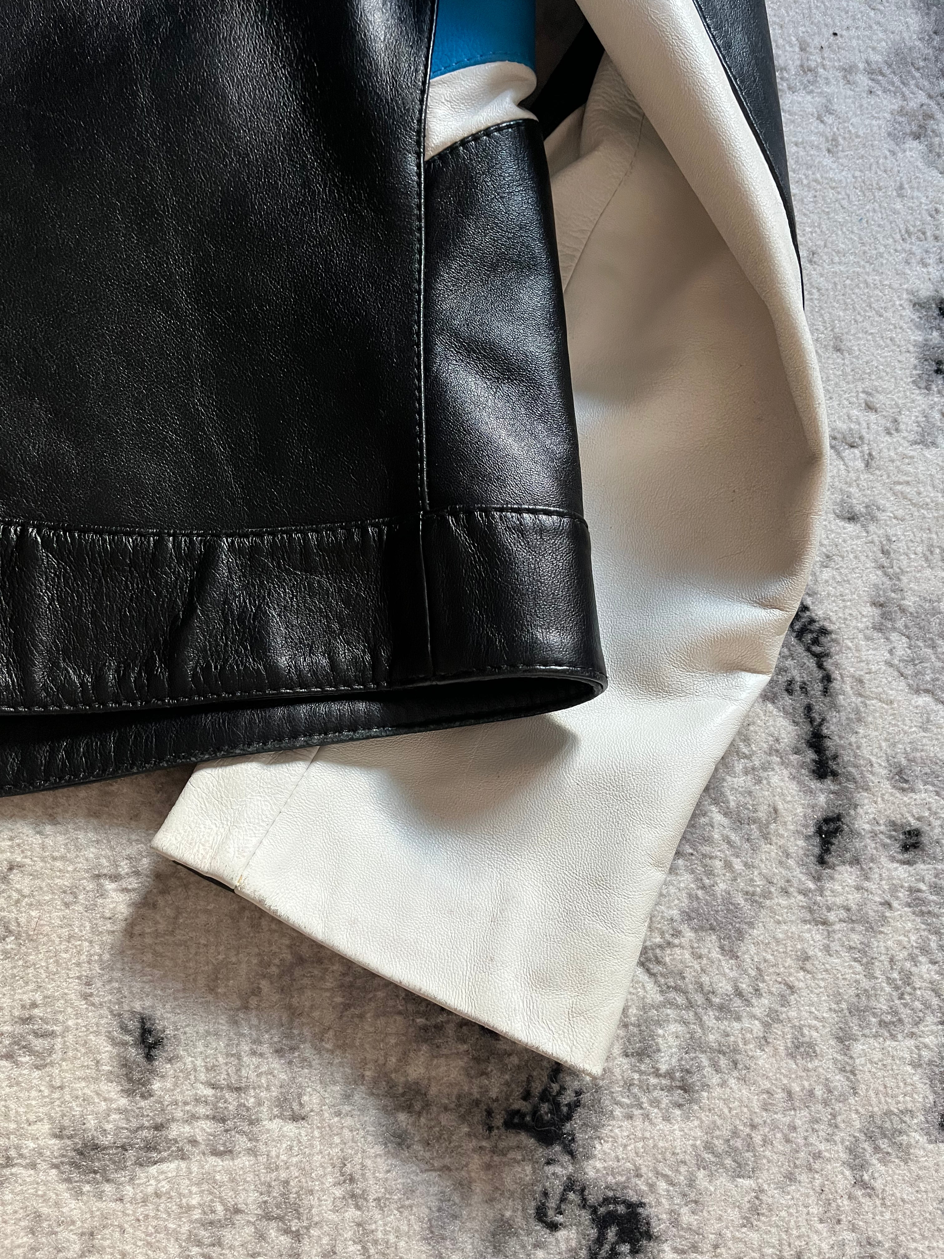 SS2001 Dolce & Gabbana Mythic Runway Biker Leather Jacket (M/L)