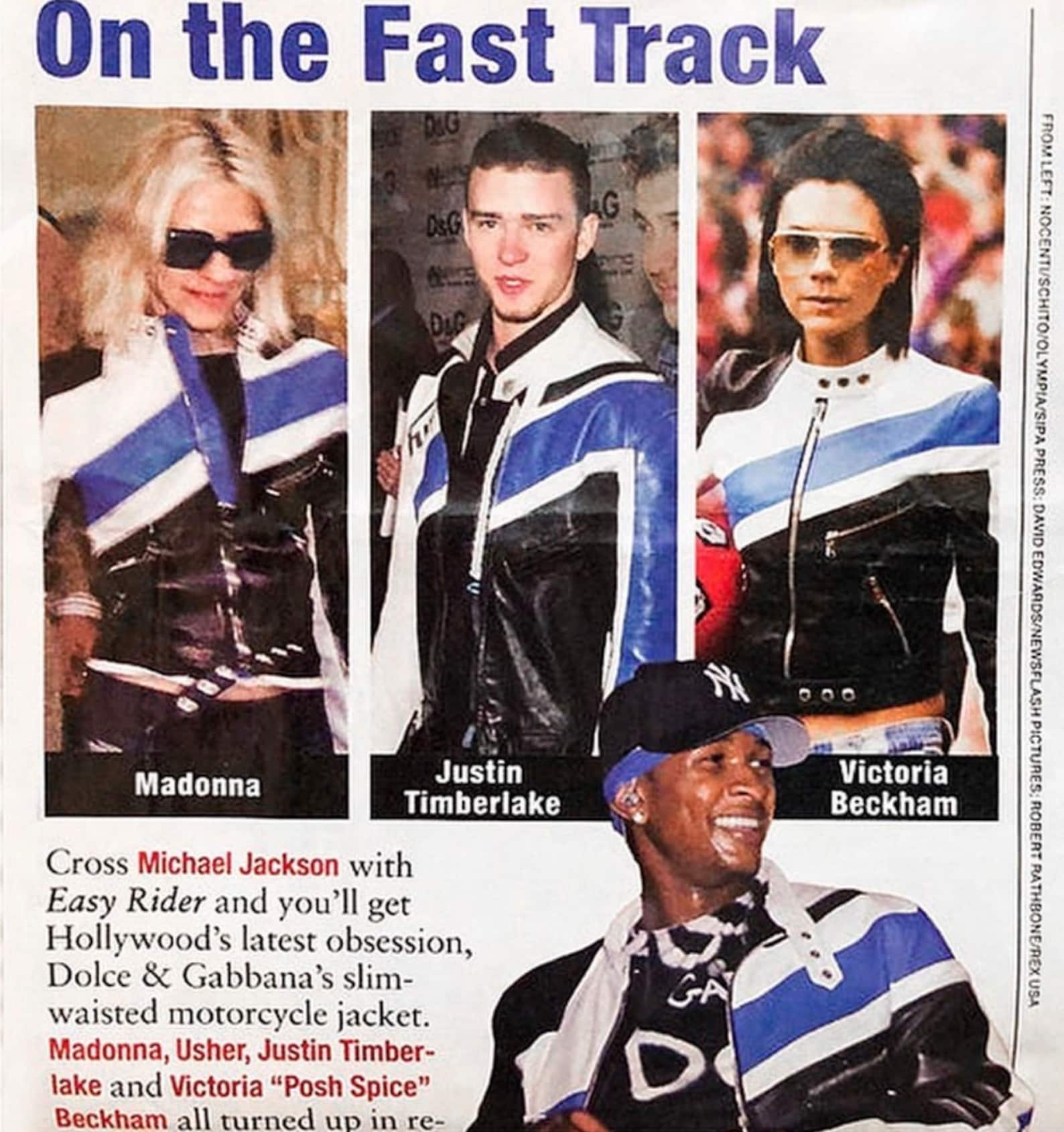 SS2001 Dolce & Gabbana Mythic Runway Biker Leather Jacket (M/L)