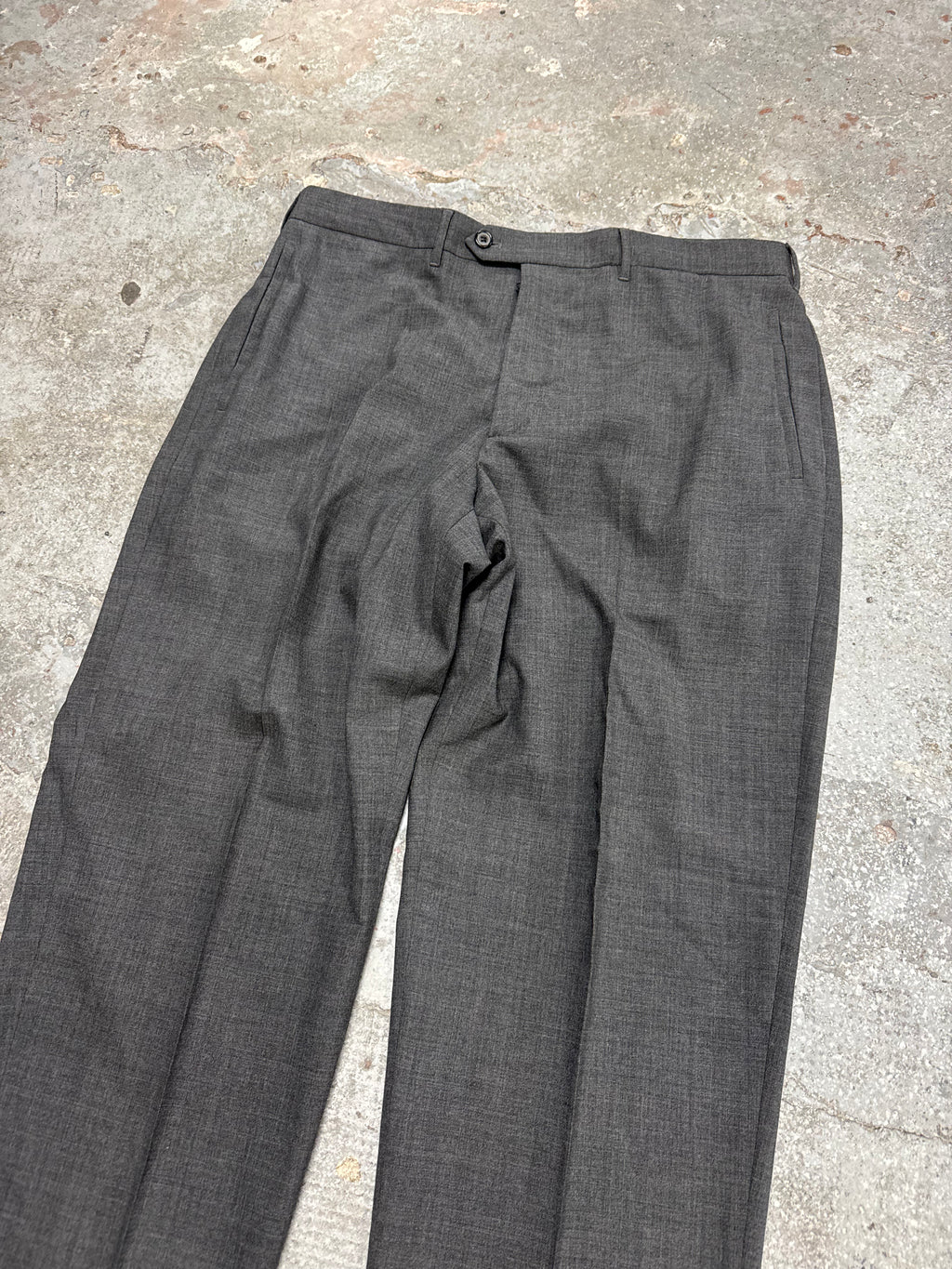 FW1998 Prada Grey Tailored Cozy Pants (L)