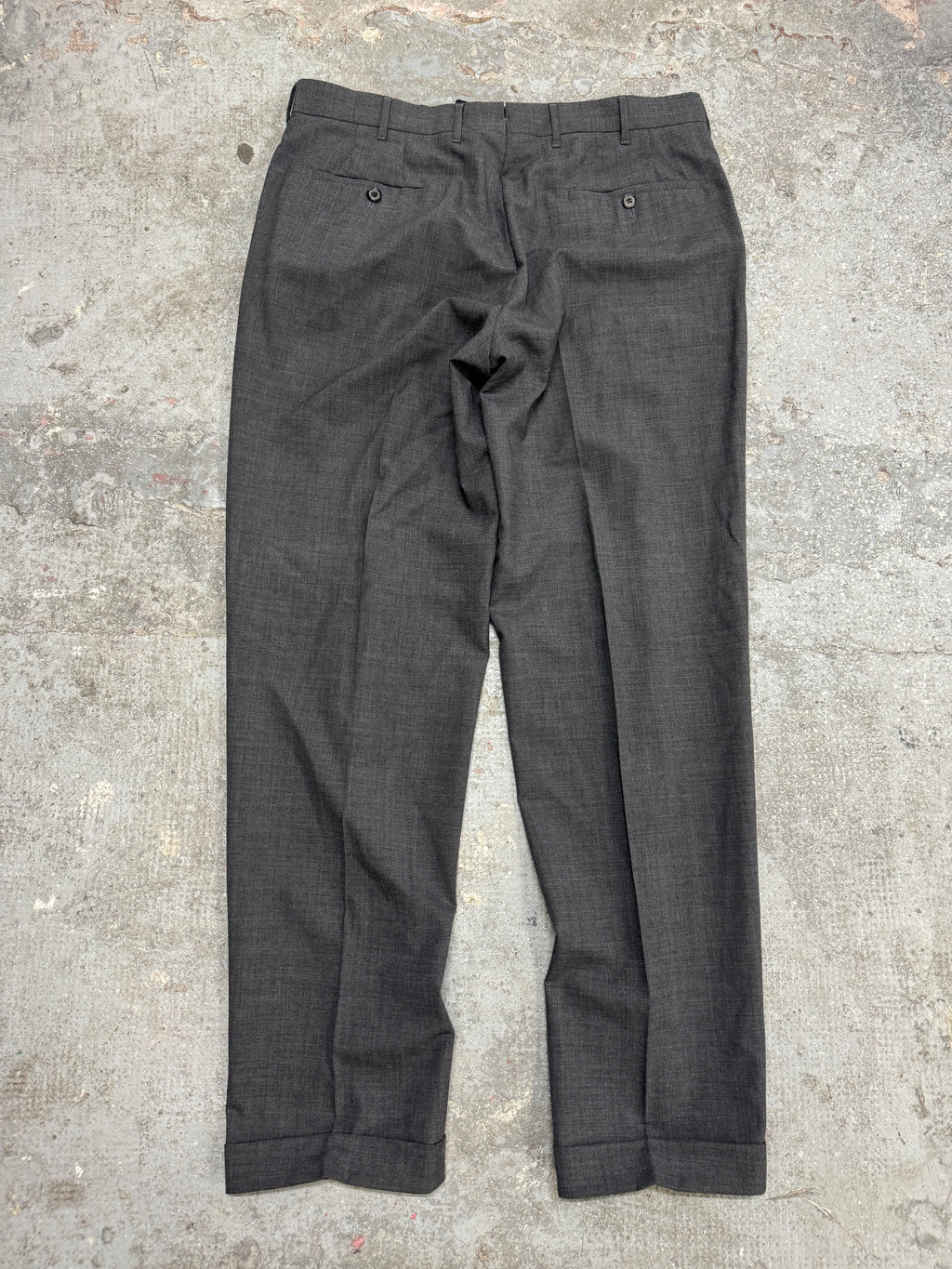FW1998 Prada Grey Tailored Cozy Pants (L)