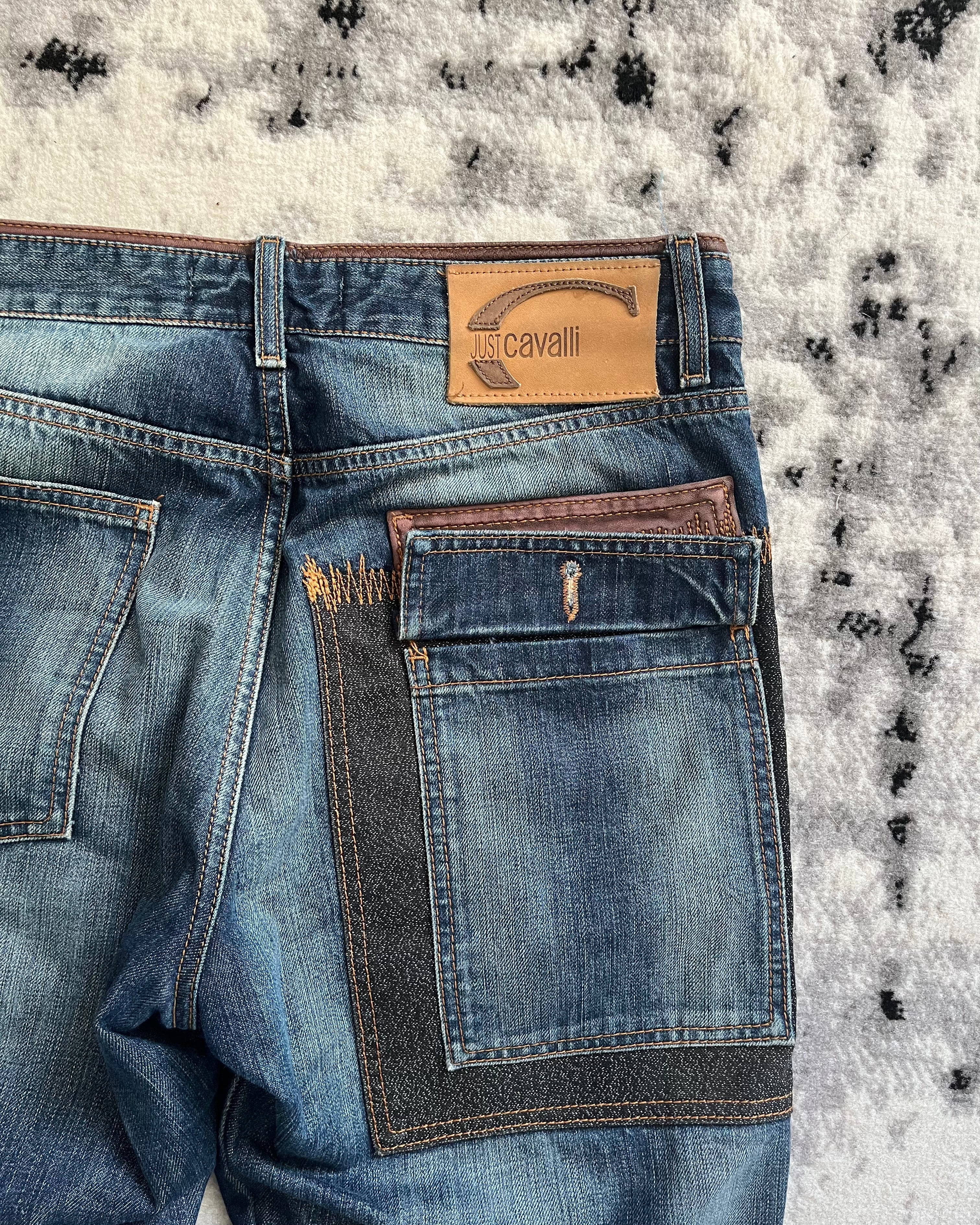 AW05 Just Cavalli Underground Relaxed Denim Pants (L/XL)