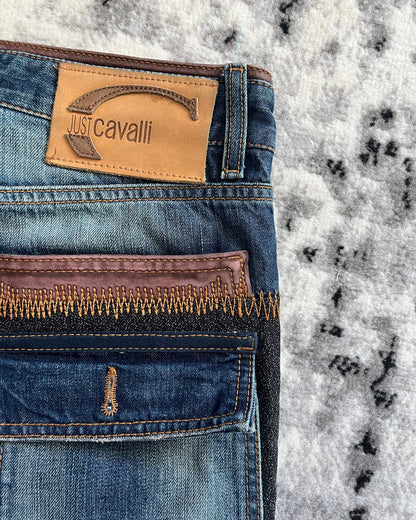 AW05 Just Cavalli Underground Relaxed Denim Pants (L/XL)