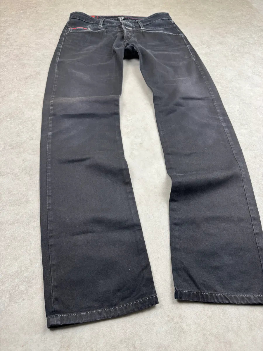 2000s Marithé François Girbaud Black Contrast Stitch Avant-Garde Jeans zFQlWqxT 8