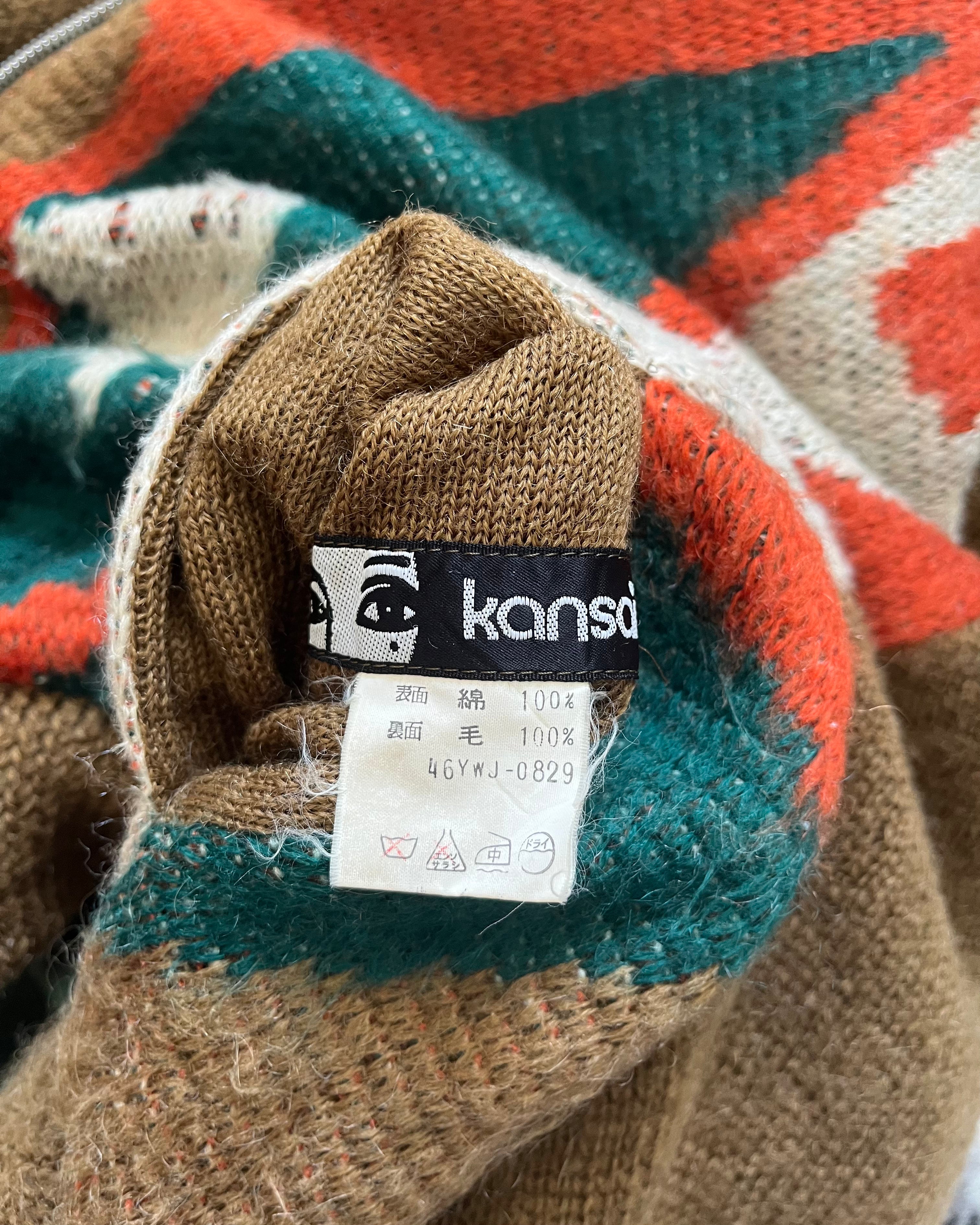 70年代 山本寛斎 リバーシブル ミリタリーボンバー (XS/S)