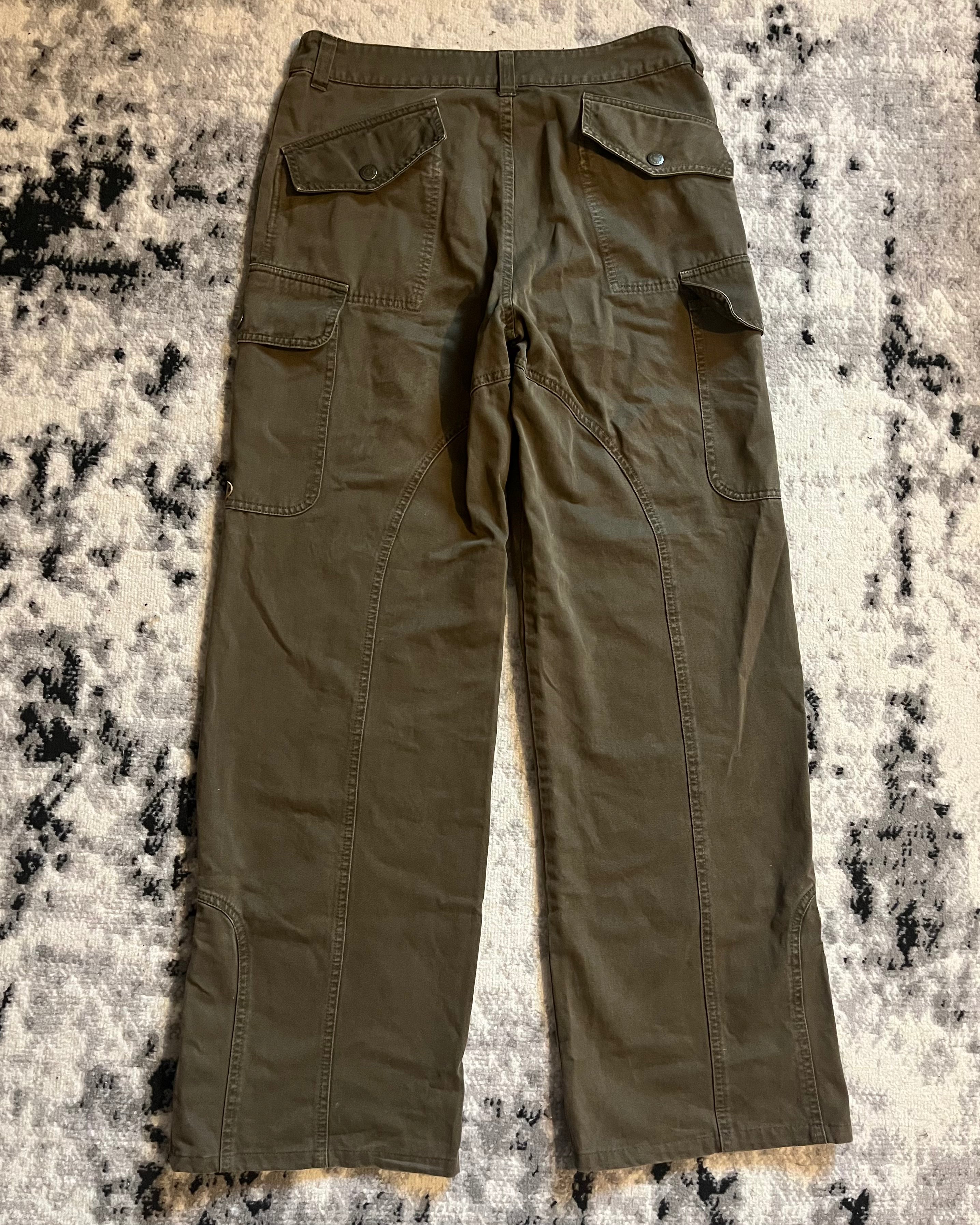AW2003 Dolce & Gabbana Olive Cargo Pants (M)