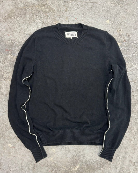 SS2017 Maison Margiela Black Lined Sweater (M)