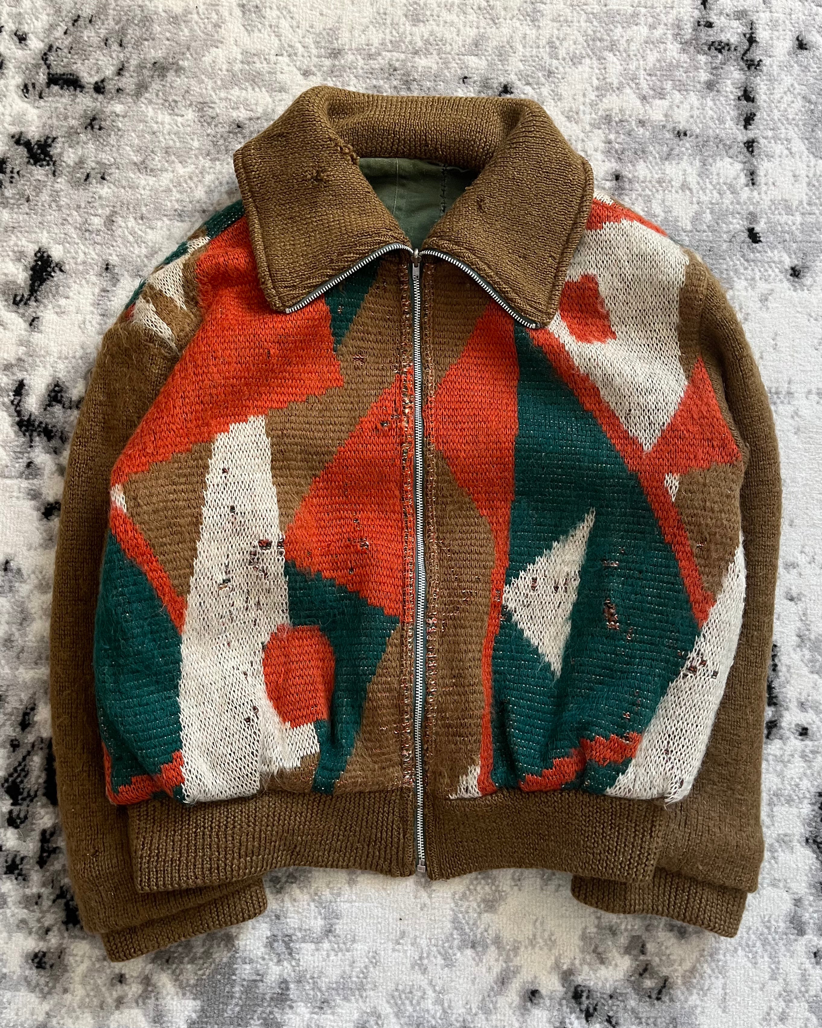 70年代 山本寛斎 リバーシブル ミリタリーボンバー (XS/S)