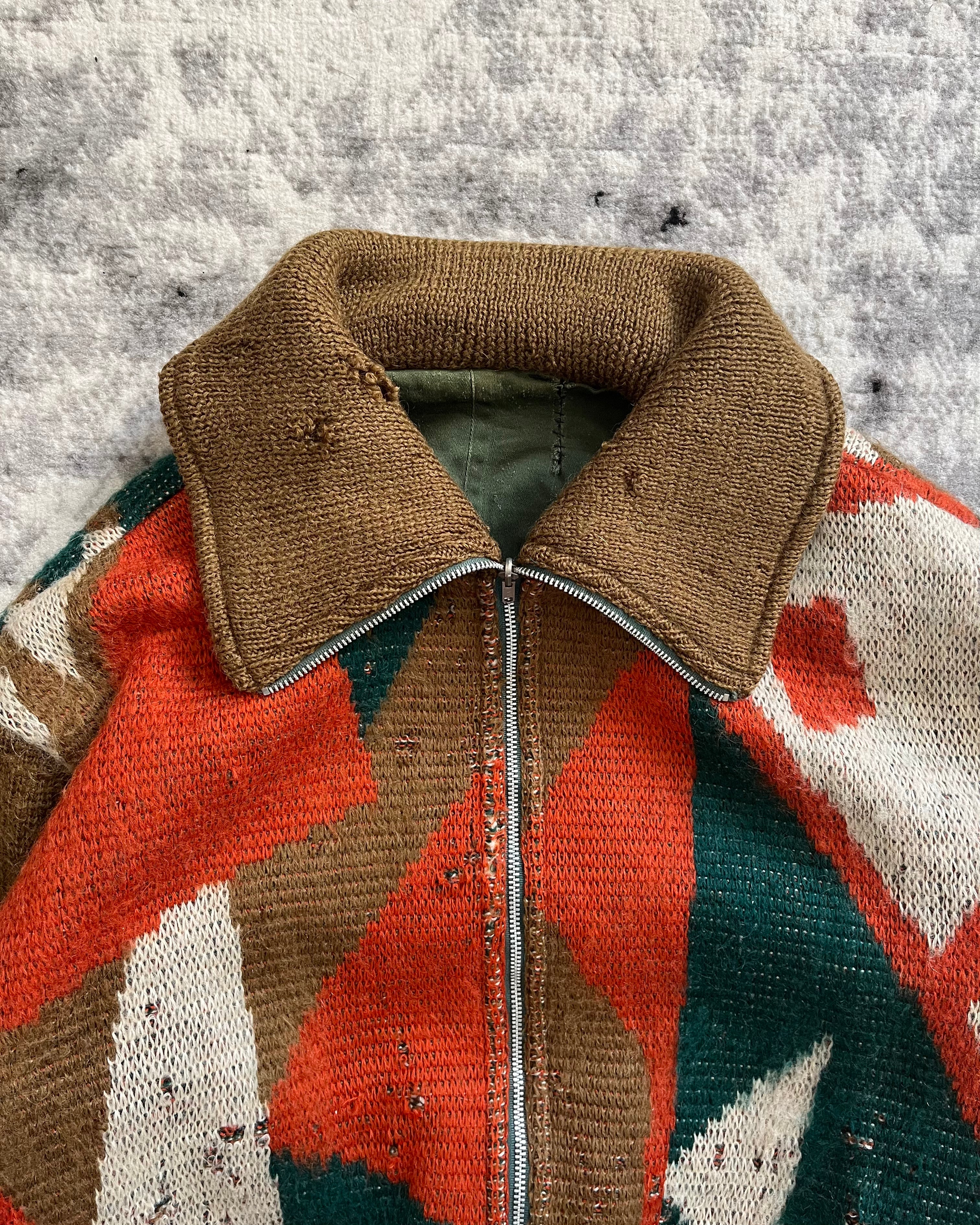 70年代 山本寛斎 リバーシブル ミリタリーボンバー (XS/S)