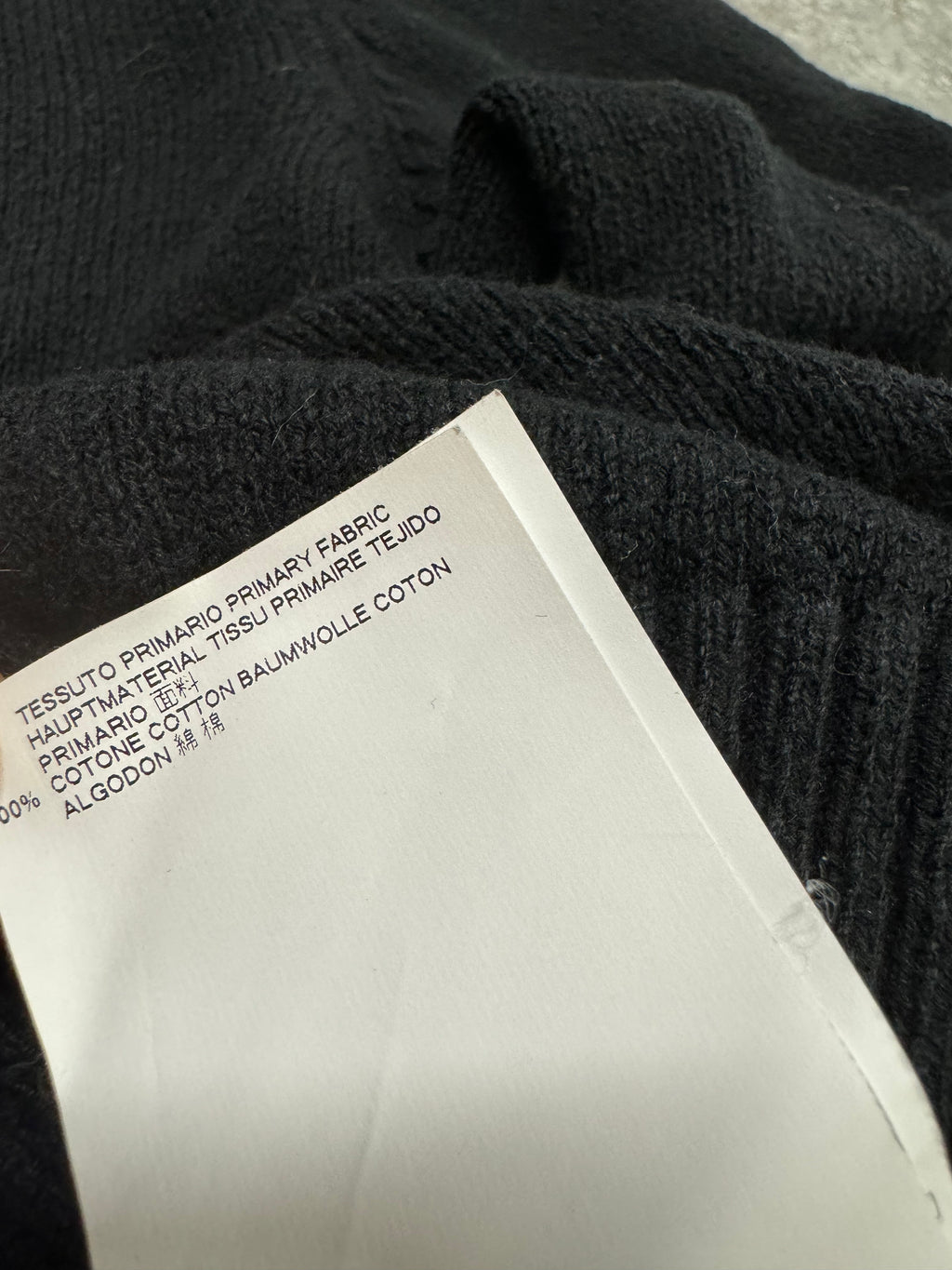 SS2017 Maison Margiela Black Lined Sweater (M)