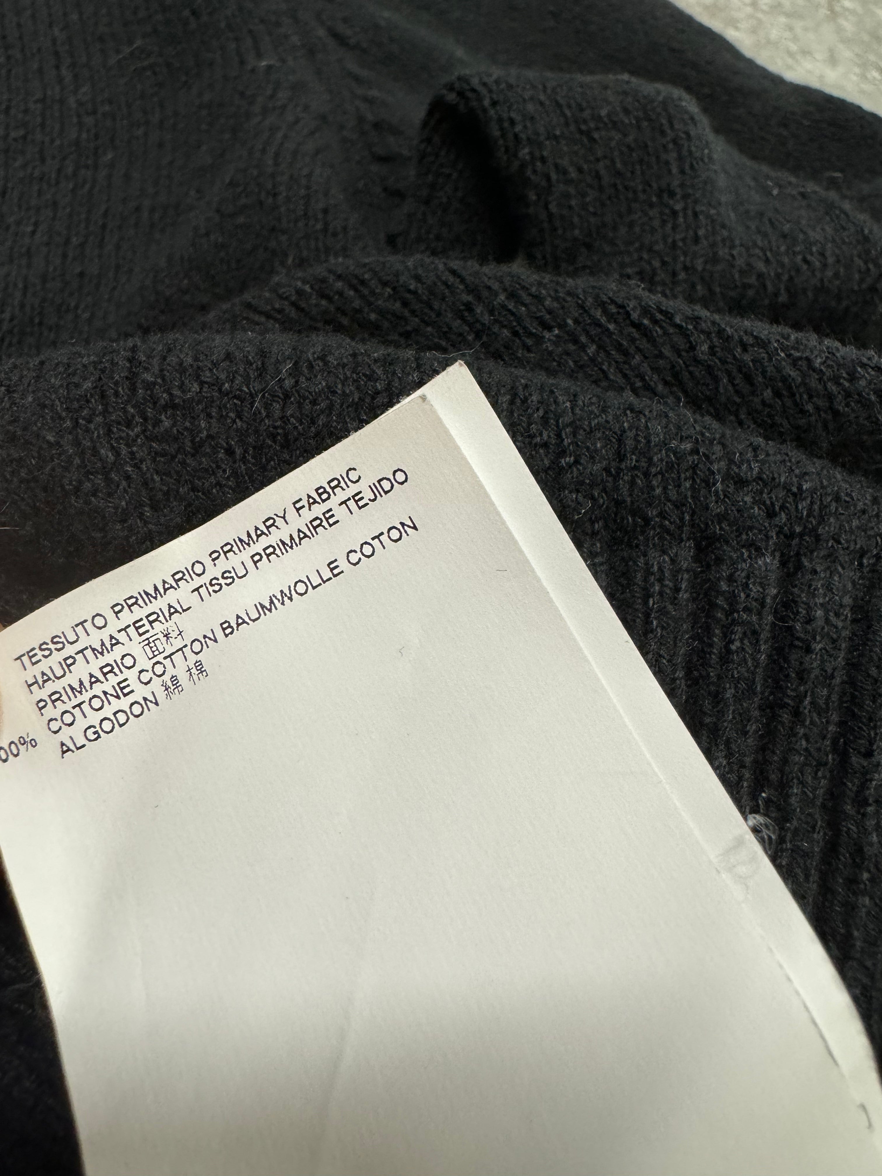 SS2017 Maison Margiela Black Lined Sweater (M)