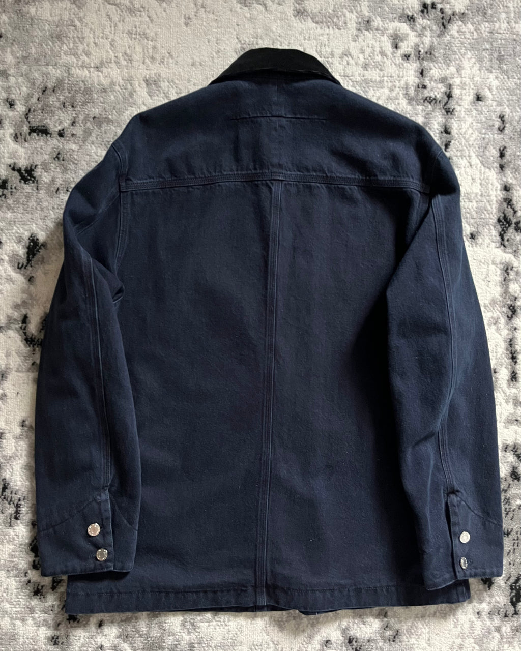 2016 AW ジバンシィ ネイビー ブラック カーゴ ジャケット by リカルド ティッシ (L)