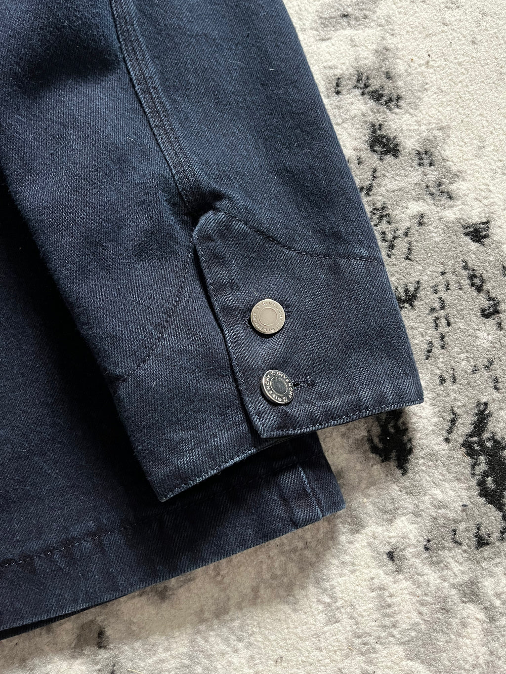 2016 AW ジバンシィ ネイビー ブラック カーゴ ジャケット by リカルド ティッシ (L)