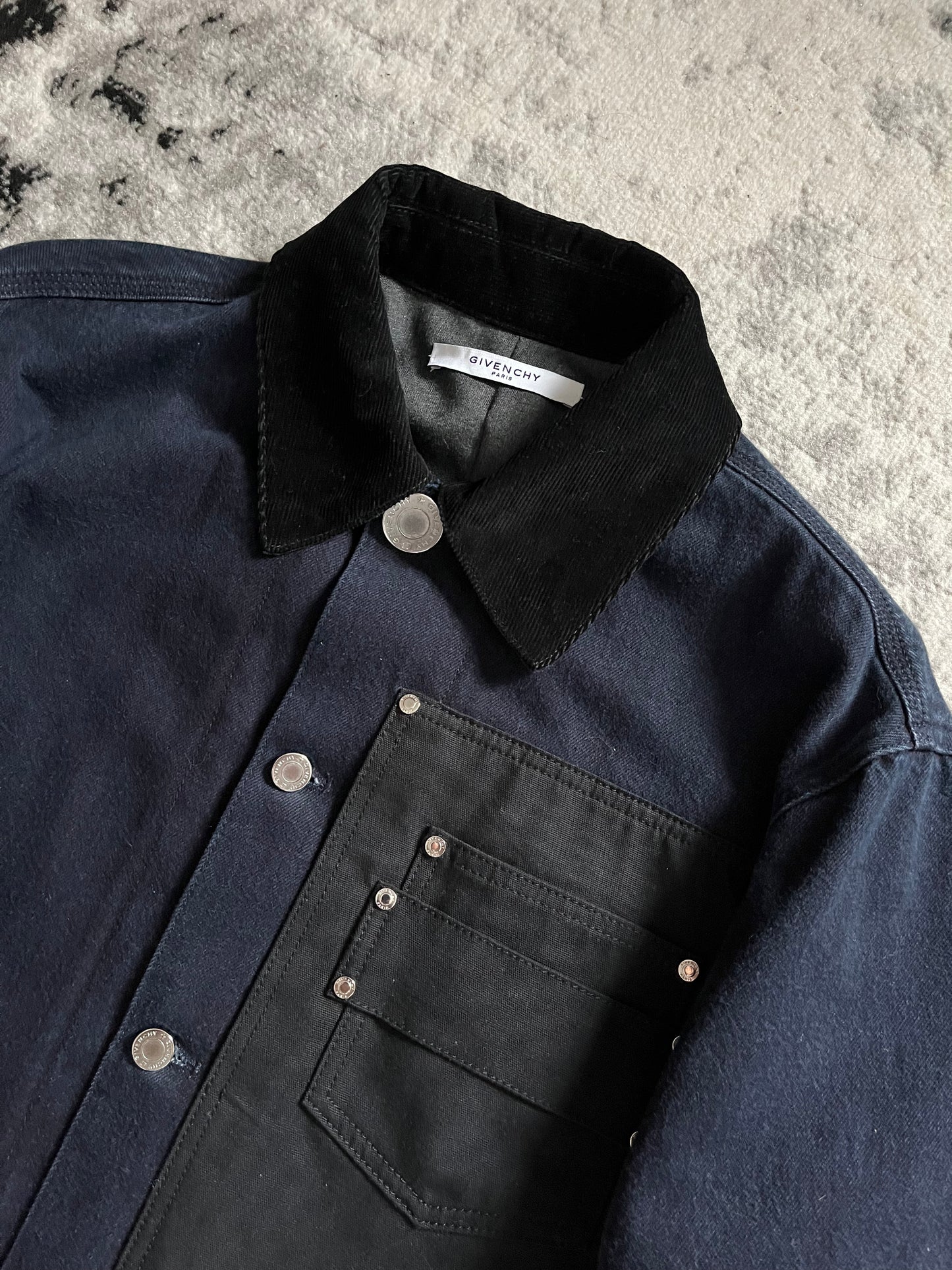 AW2016 Givenchy Navy Black Cargo Jacket by Riccardo Tisci (L)