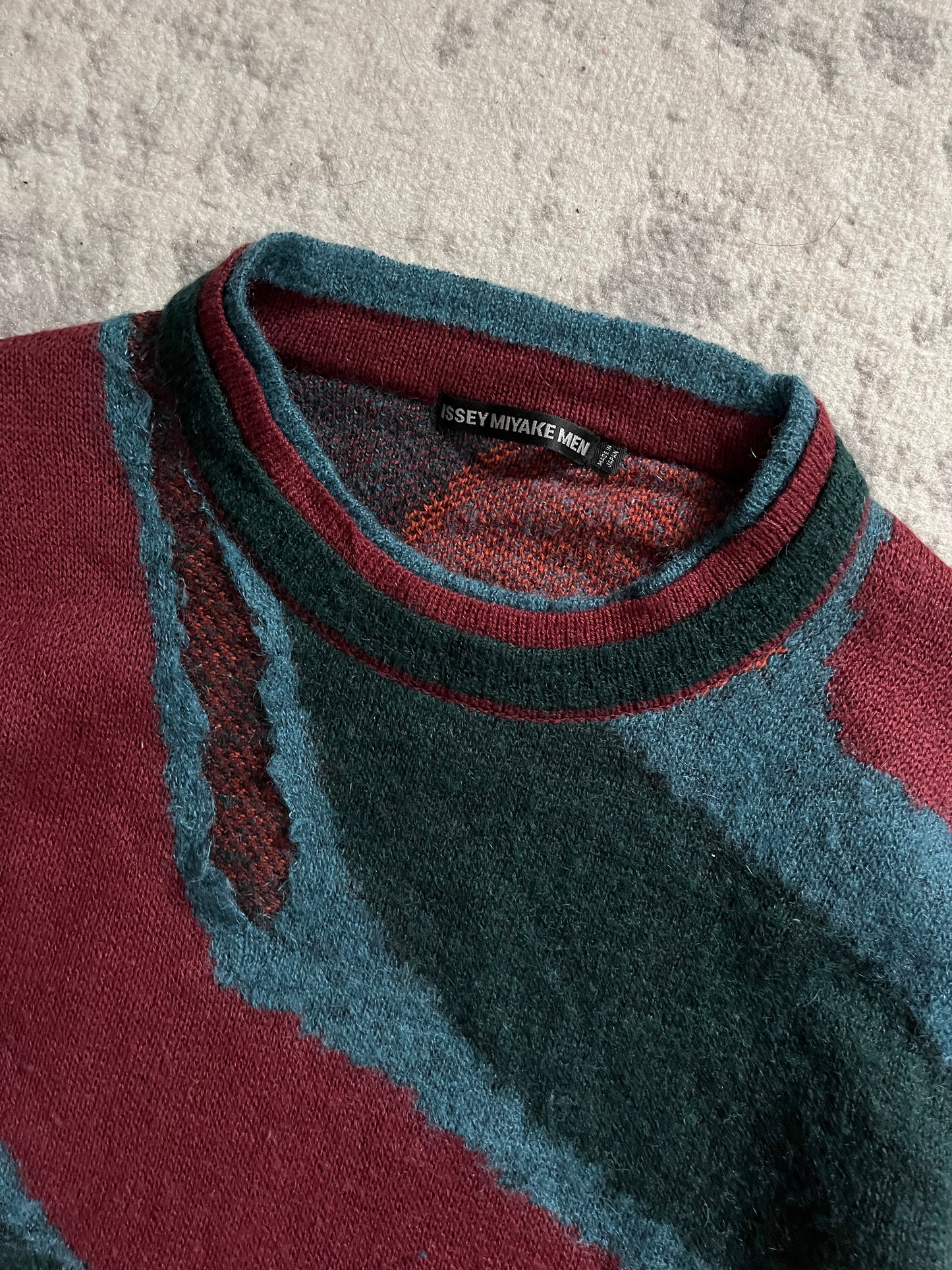 Issey Miyake Art Geo Positive Sweater (S)