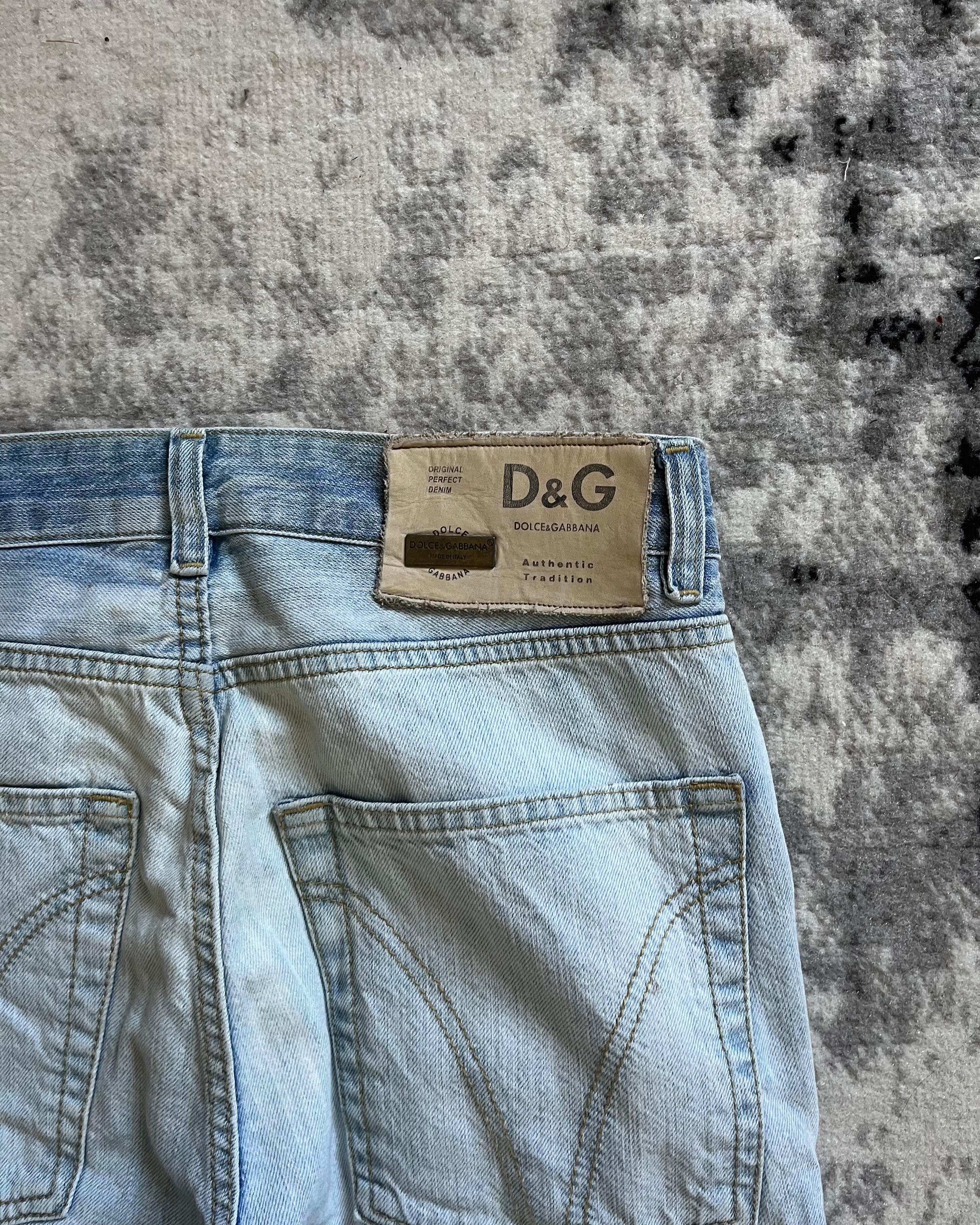 FW05 Dolce & Gabbana Poem Jeans Red Edition (S)