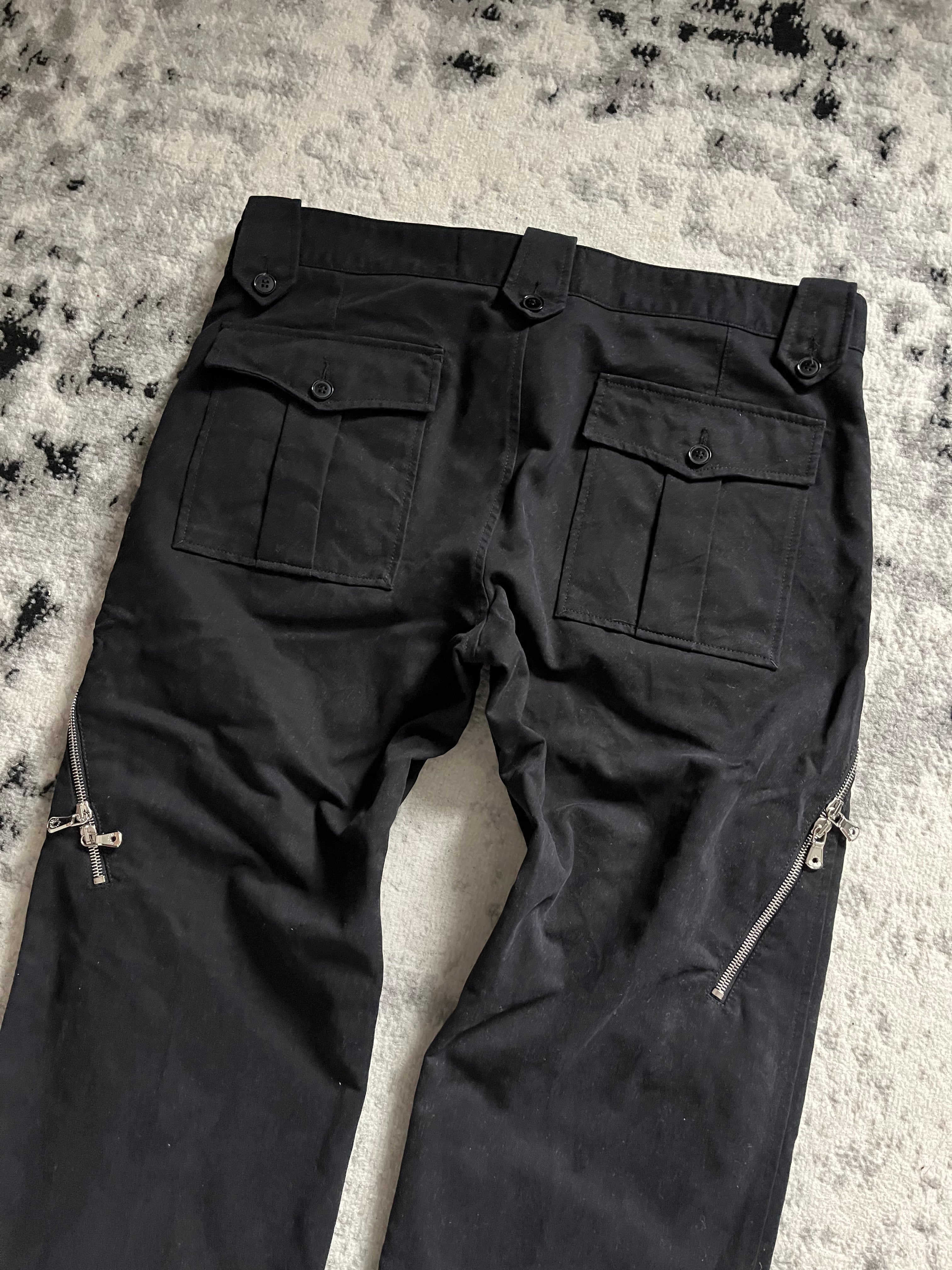 AW2003 Dolce & Gabbana Anatomic Zip Pants