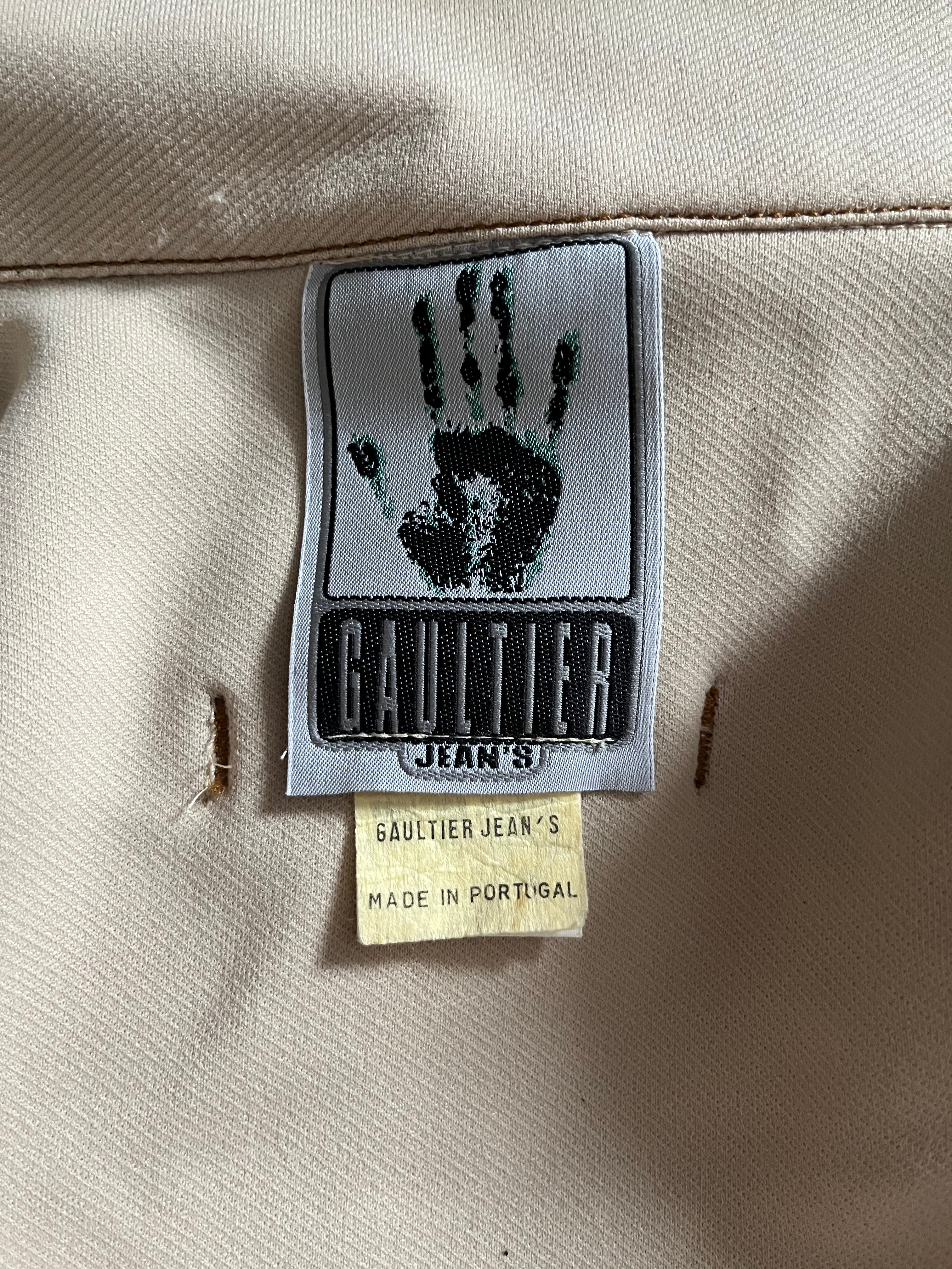 1990年代 ジャンポールゴルチエ ジーンズ ハイブリッドジャケット(S)