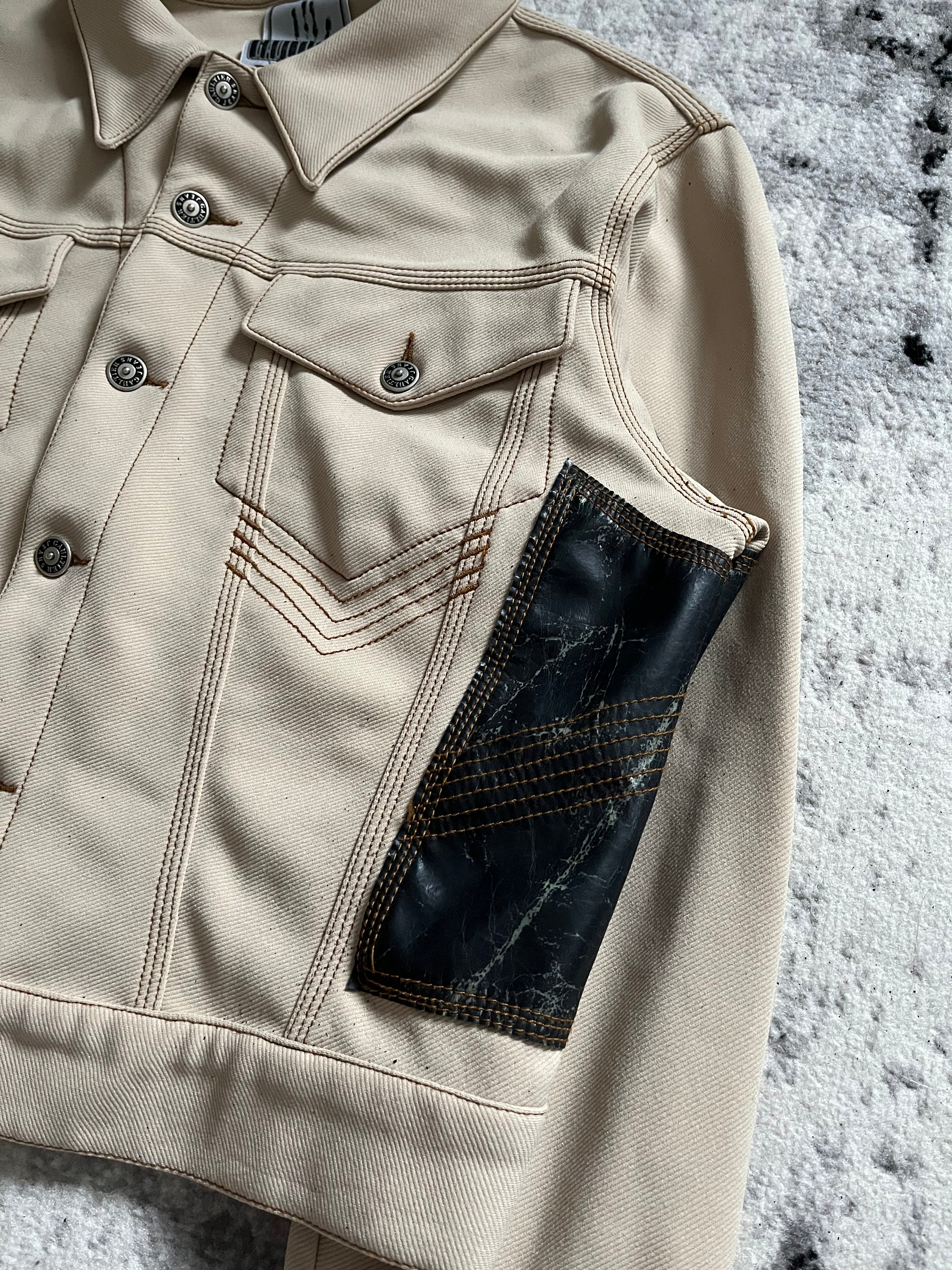 1990年代 ジャンポールゴルチエ ジーンズ ハイブリッドジャケット(S)