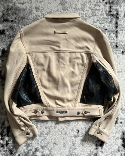 90 年代 Jean Paul Gaultier 牛仔裤混合夹克 (S)