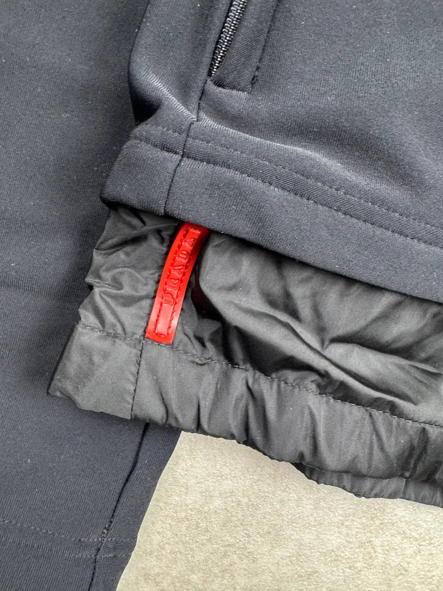 2000s Prada Navy Nylon Quilted Light Jacket IhaXYTRd 6
