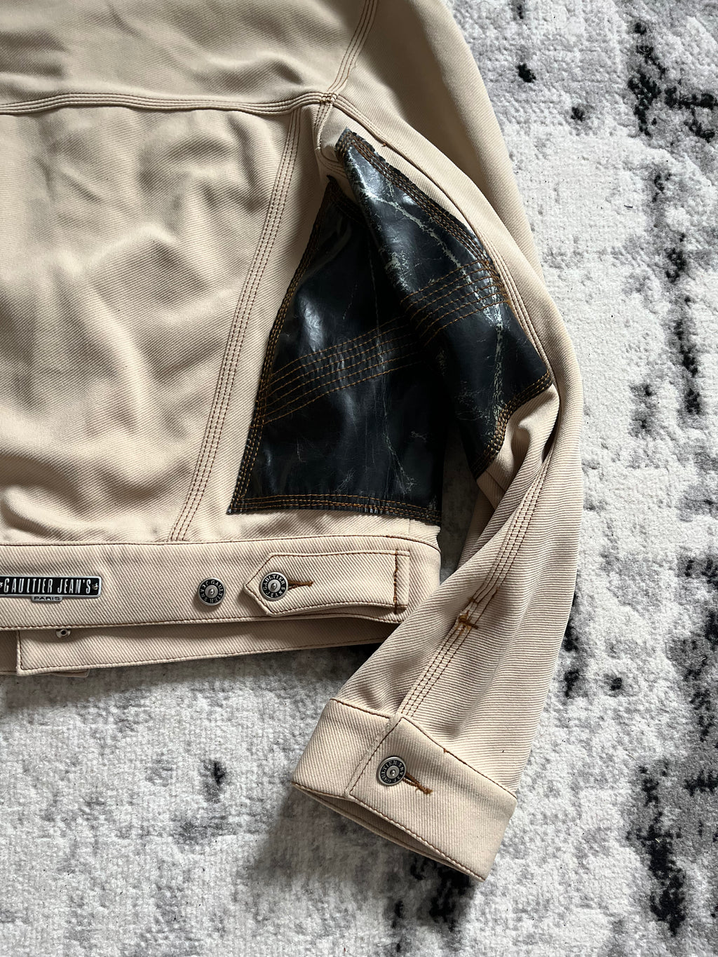 1990年代 ジャンポールゴルチエ ジーンズ ハイブリッドジャケット(S)