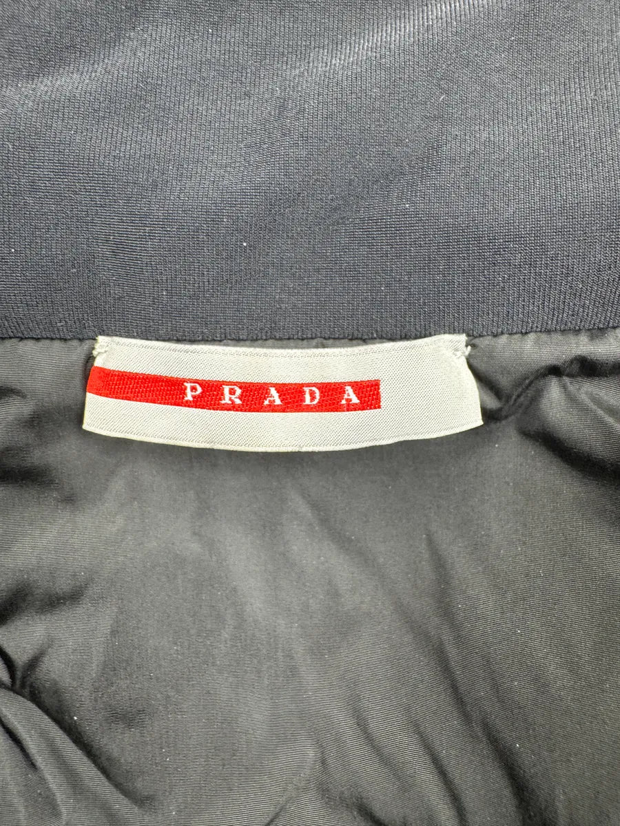 2000s Prada Navy Nylon Quilted Light Jacket IhaXYTRd 13