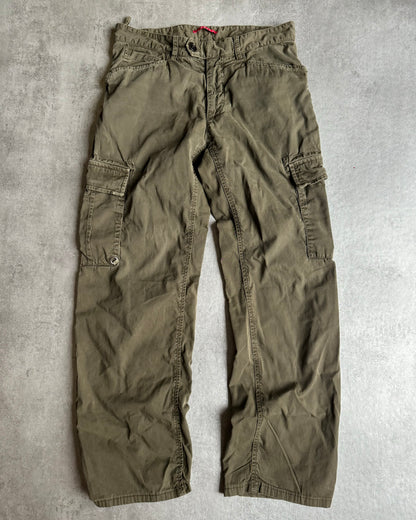 SS2007 Prada Sport Olive Military Cargo Pants  (S) - 1