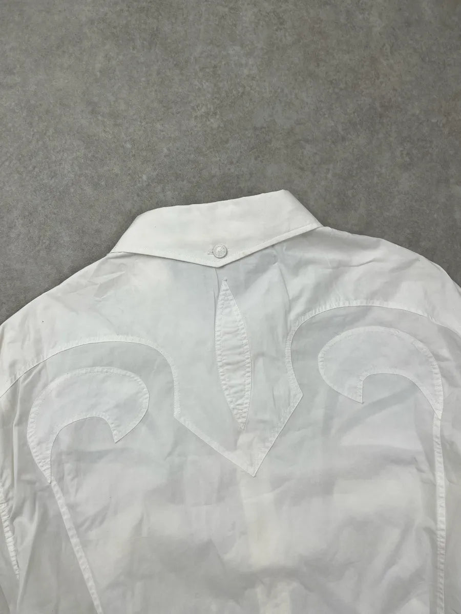 SS2002 Roberto Cavalli White Western Shirt IMpiiTGj 7