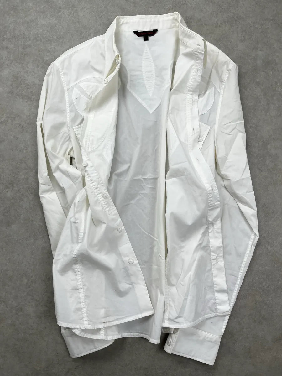 SS2002 Roberto Cavalli White Western Shirt IMpiiTGj 3