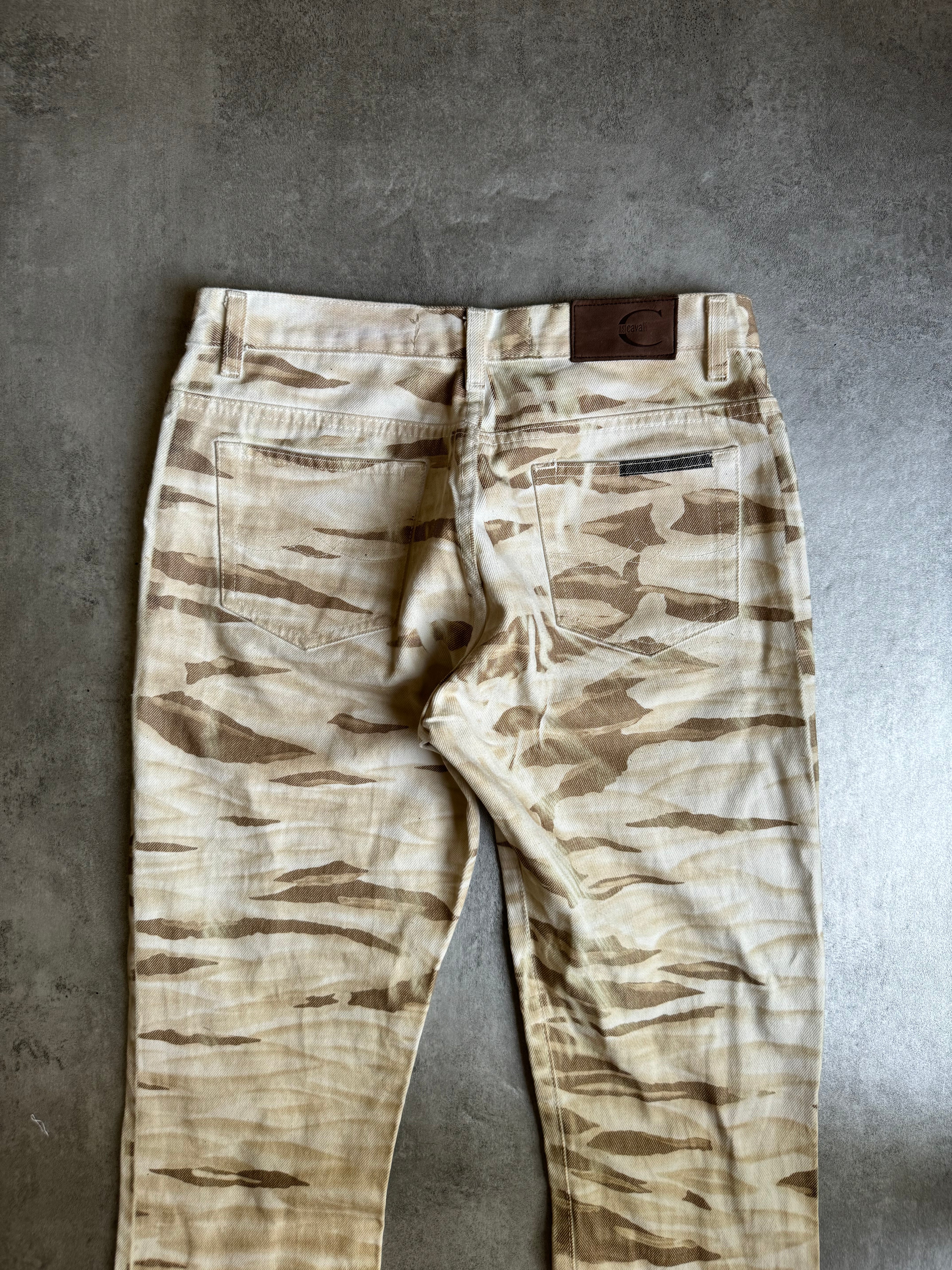 2000s Cavalli Military Safari Zebra Pants (S) - 3