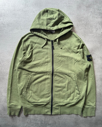 AW2021 Stone Island Olive Hooded Sweater (XL) - 3