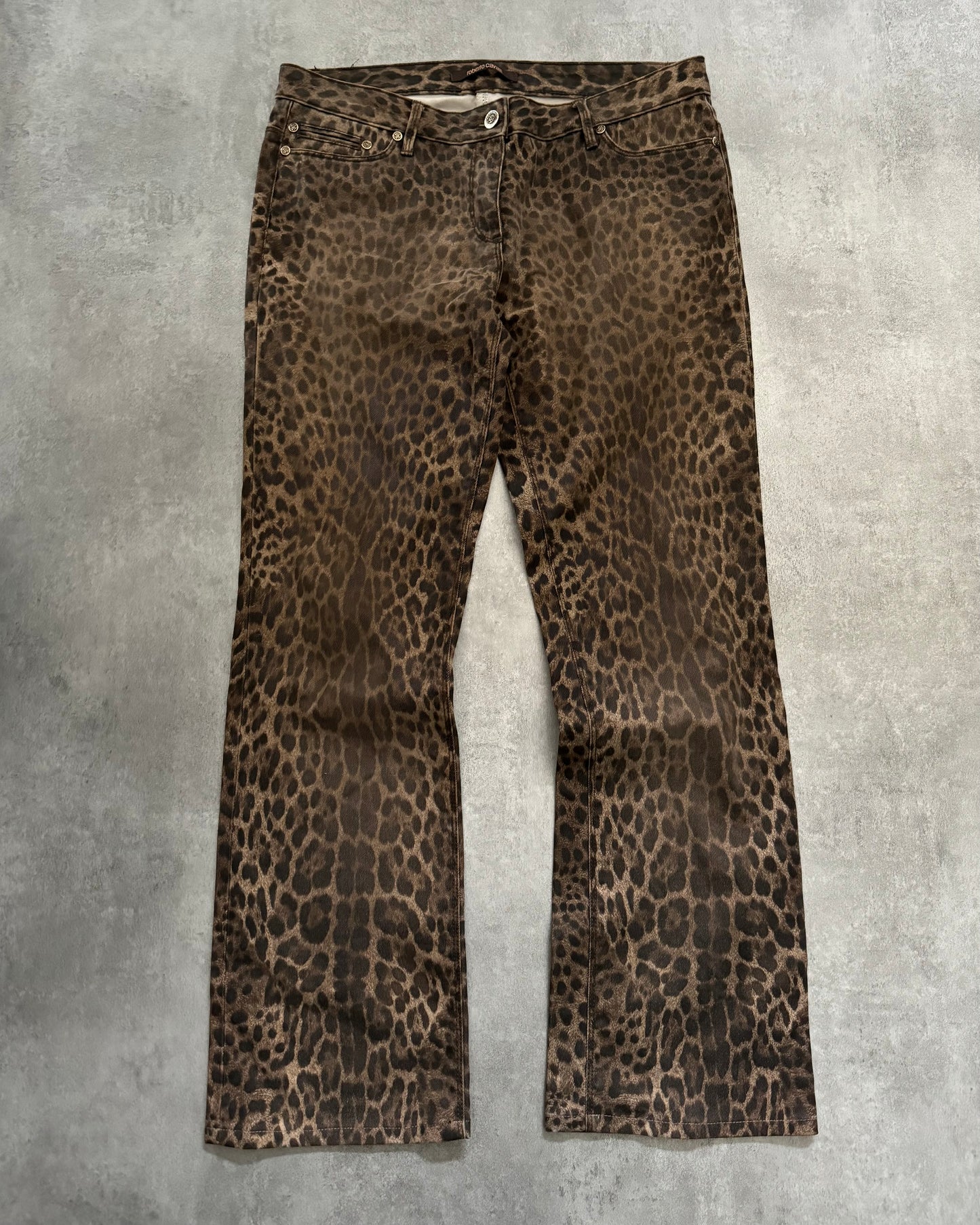 SS2010 Roberto Cavalli 40th Anniversary Leopard Royal Pants (S/M) - 1