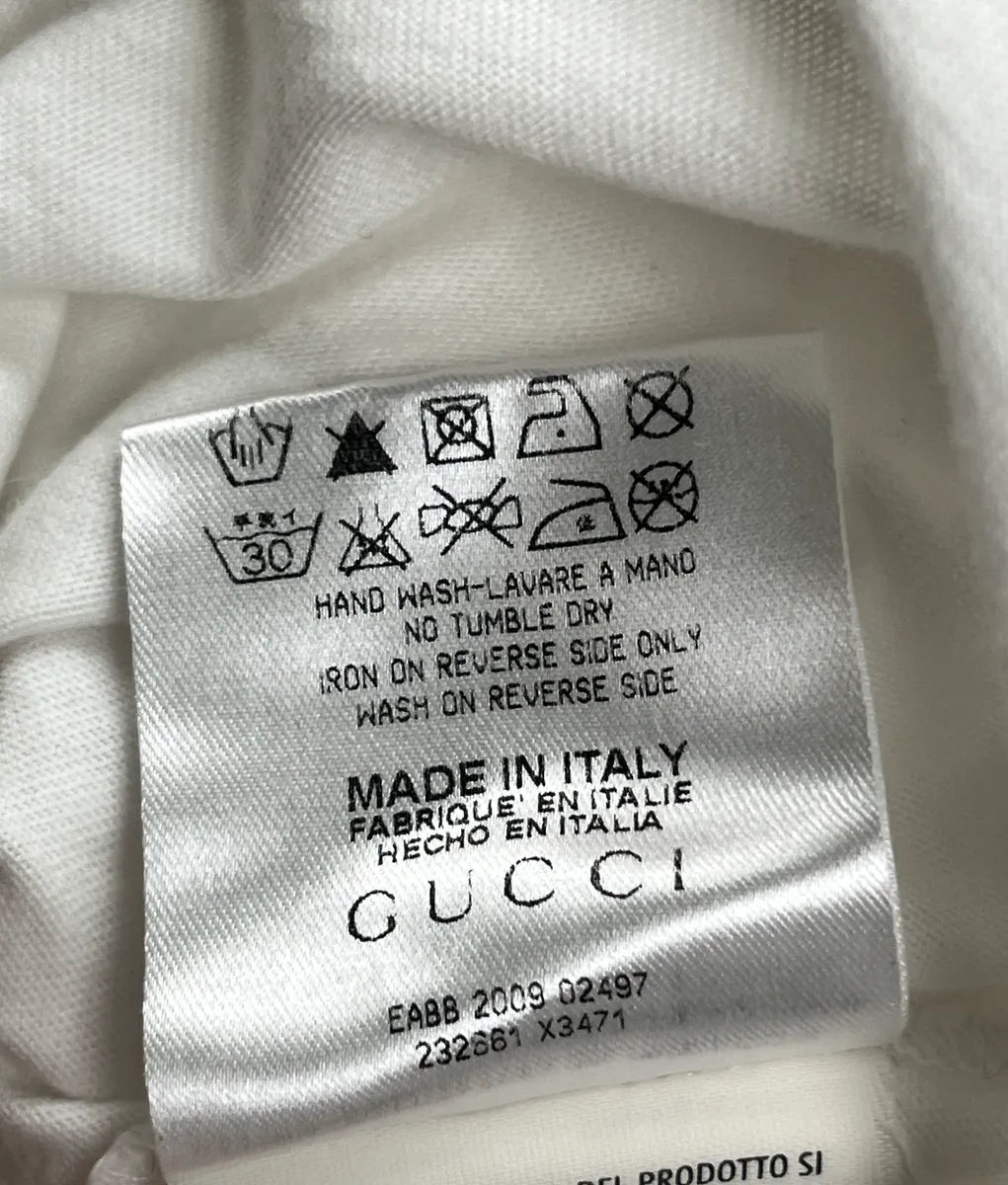 SS2009 Gucci White Horizontal Stripe Logo Polo IPqMUqEL 10