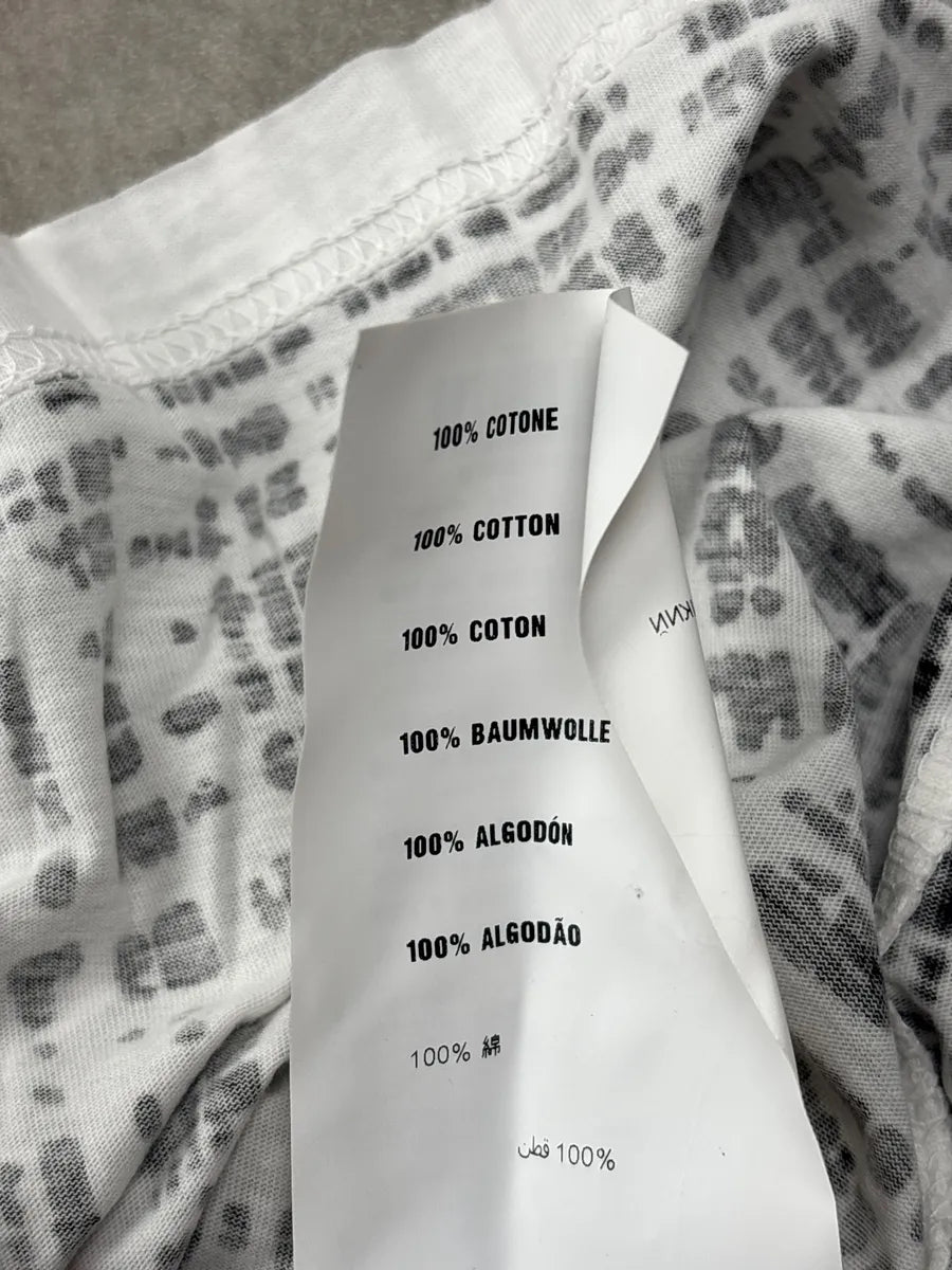 SS2011 Prada White Abstract Grid Boat Neck T-Shirt IQAxjgvz 10