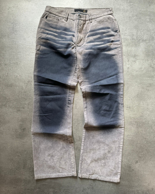 2000s Cavalli Painted Blur Pants (S) - 1