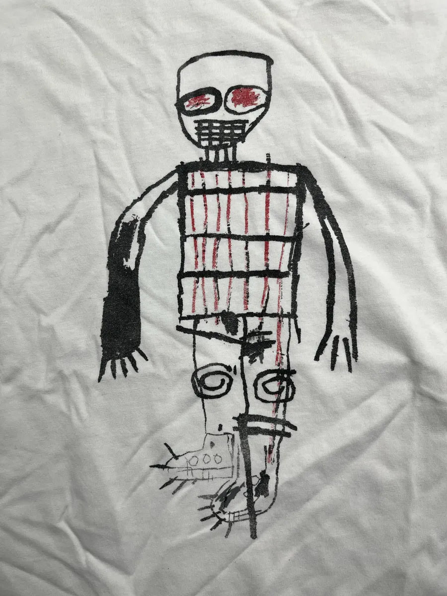 Agnès b. White Basquiat Graphic T-Shirt ITVmYvjE 8