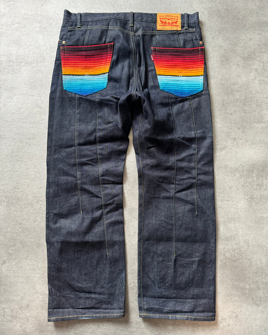 AW2022 Junya Wanatabe Comme des Garçons Cozy Positive Rainbow Pants (L) - 1