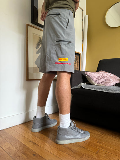 SS2019 Prada Luna Rossa Grey Tech Shorts (L) - 3